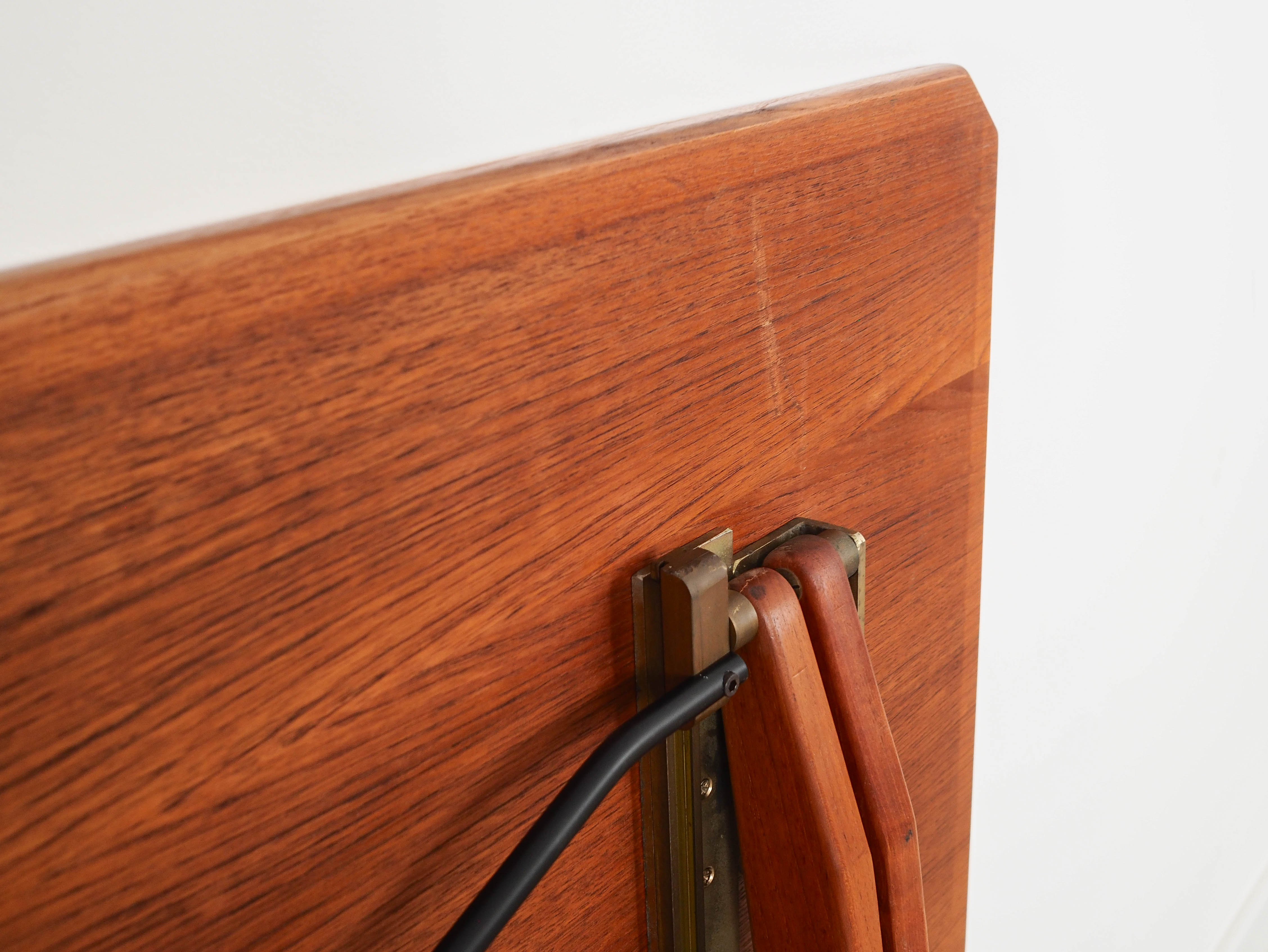 Klapptisch Teakholz Braun 1970er Jahre 72x126,5 cm