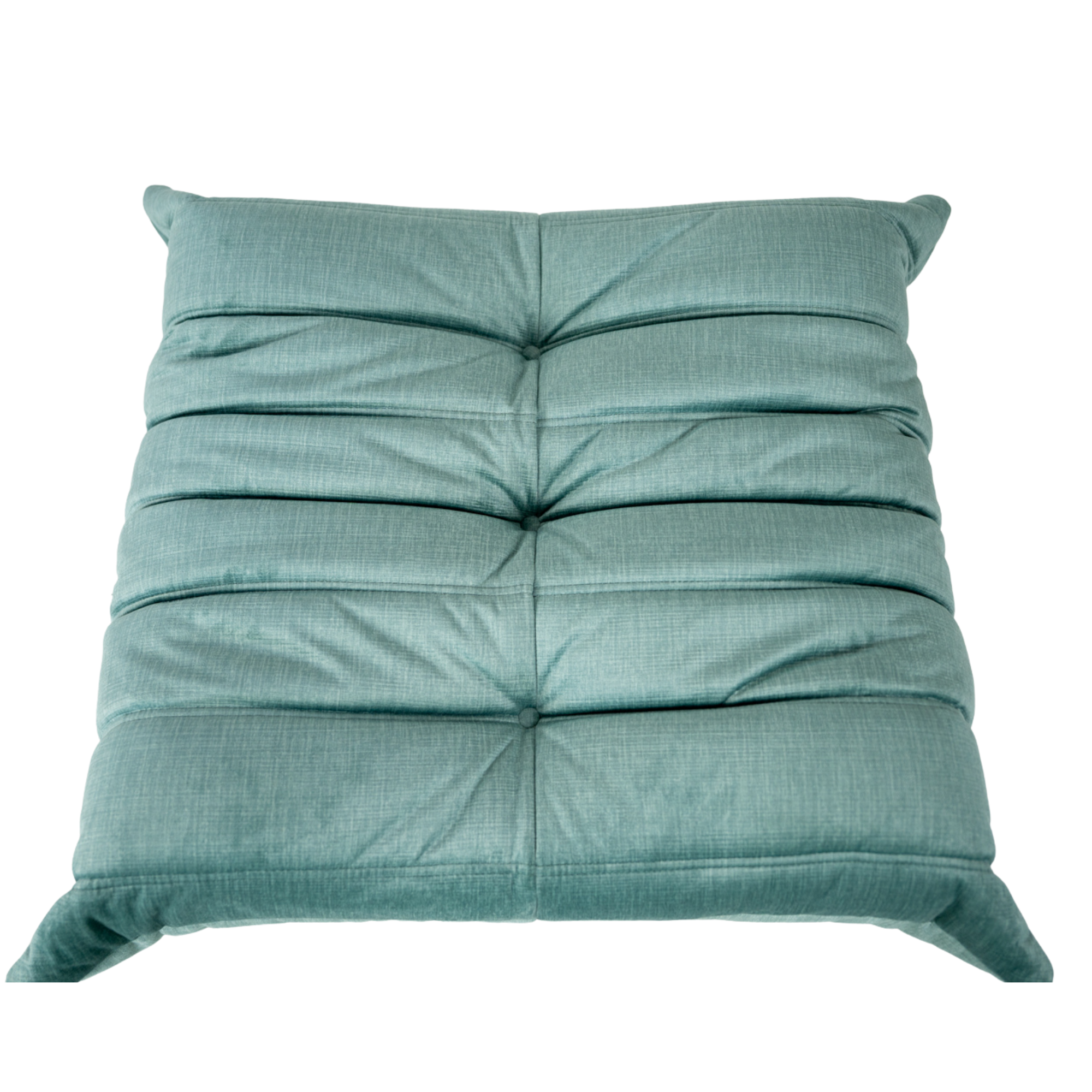 Togo Ottoman Rib Samt Aqua