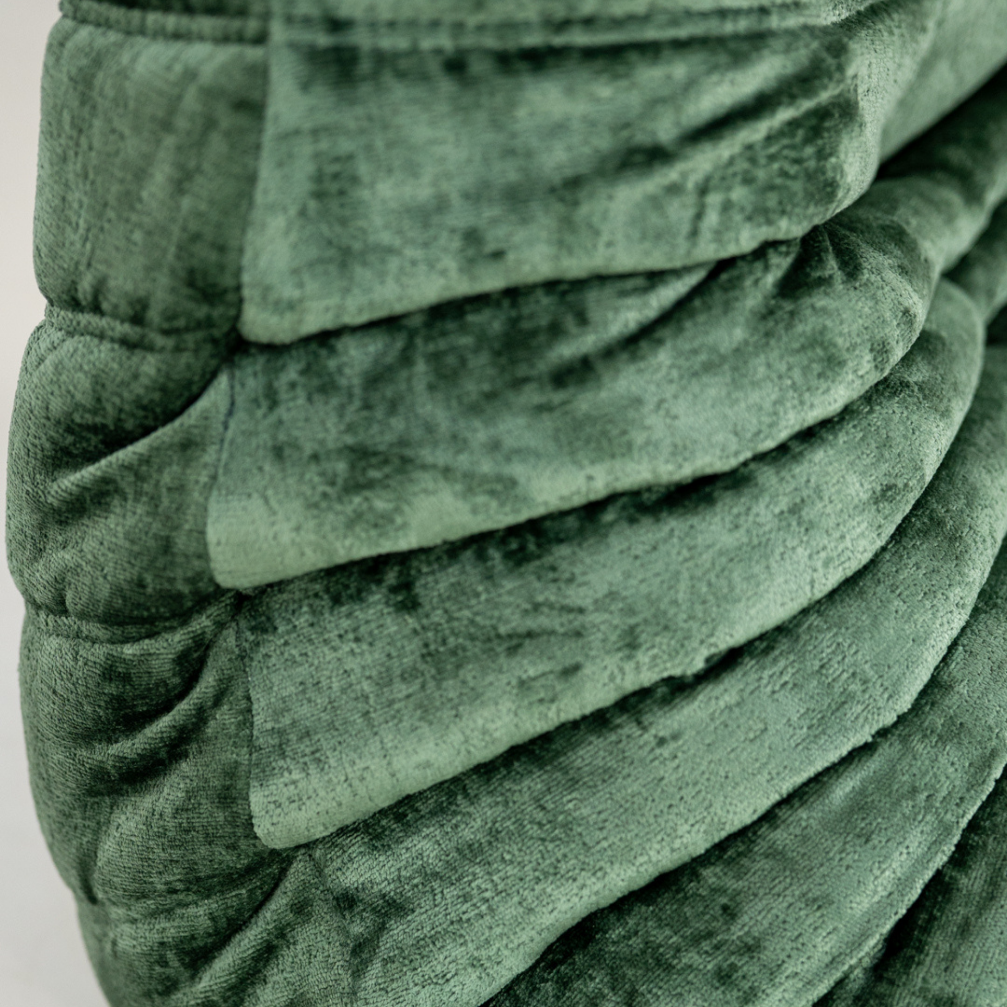 Togo Sofa 2-Seater Washed Velvet Forest Green