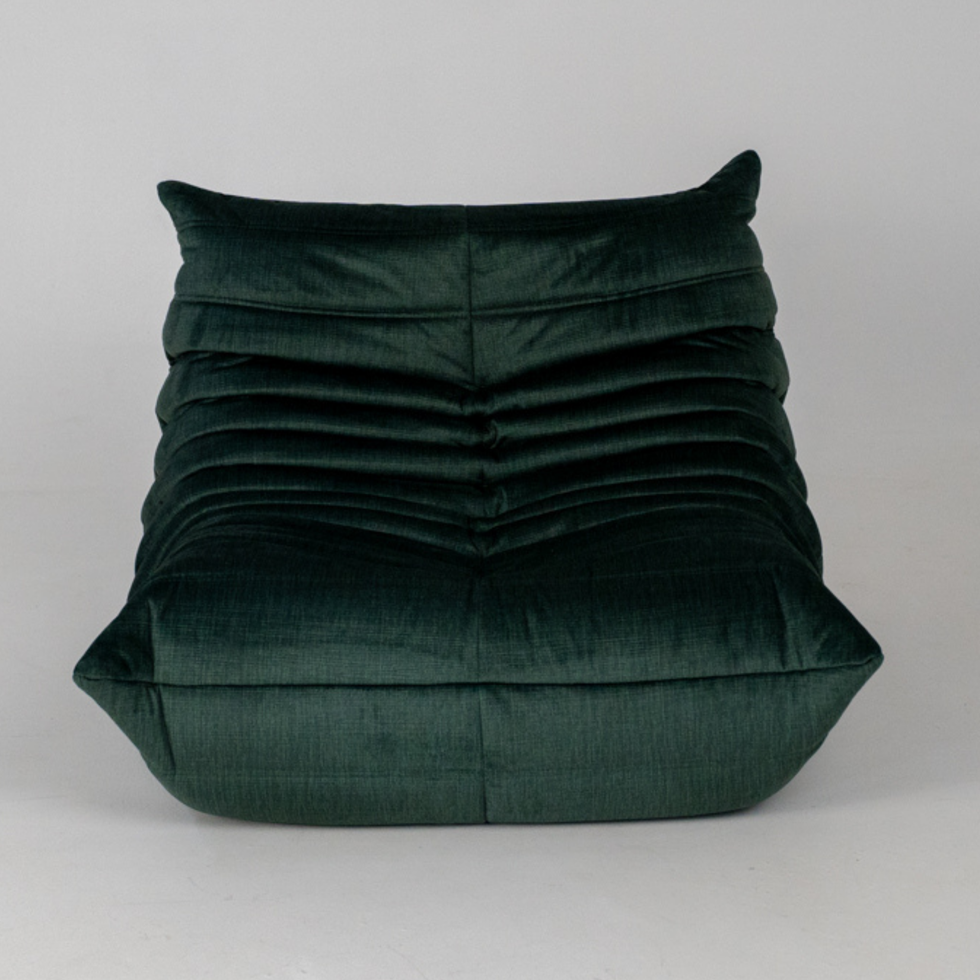 Togo Armchair Rib Velvet Spruce Green