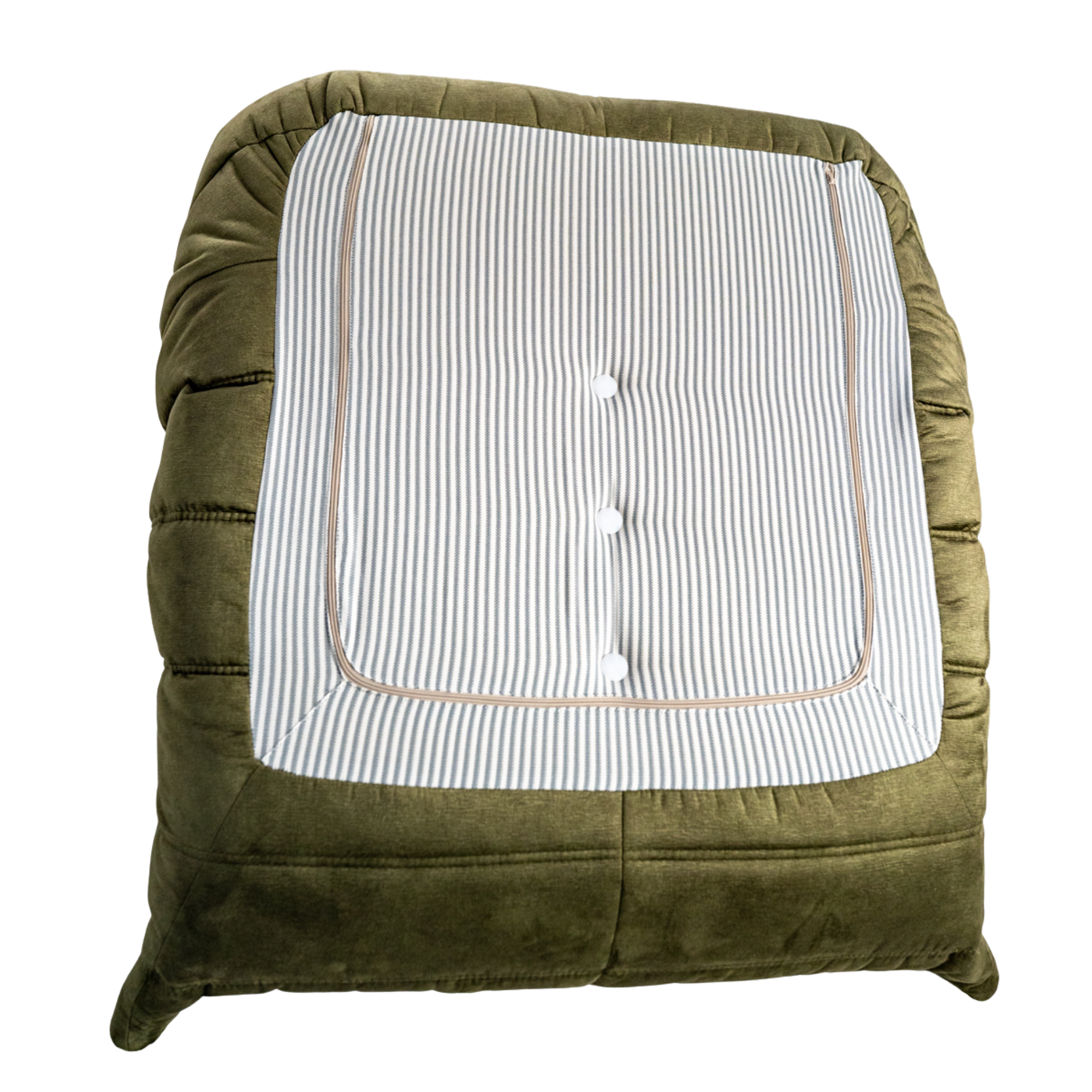 Togo Armchair Wave Velvet Olive Green