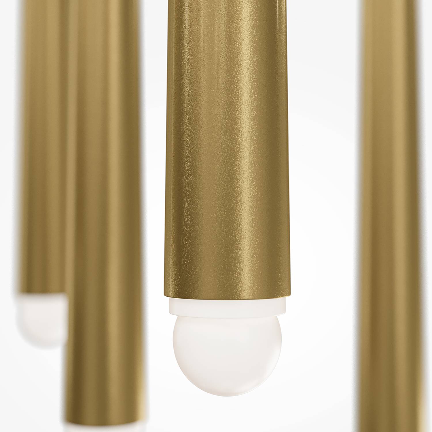 Cascade LED Pendant Light 5-Light Aluminum Brass