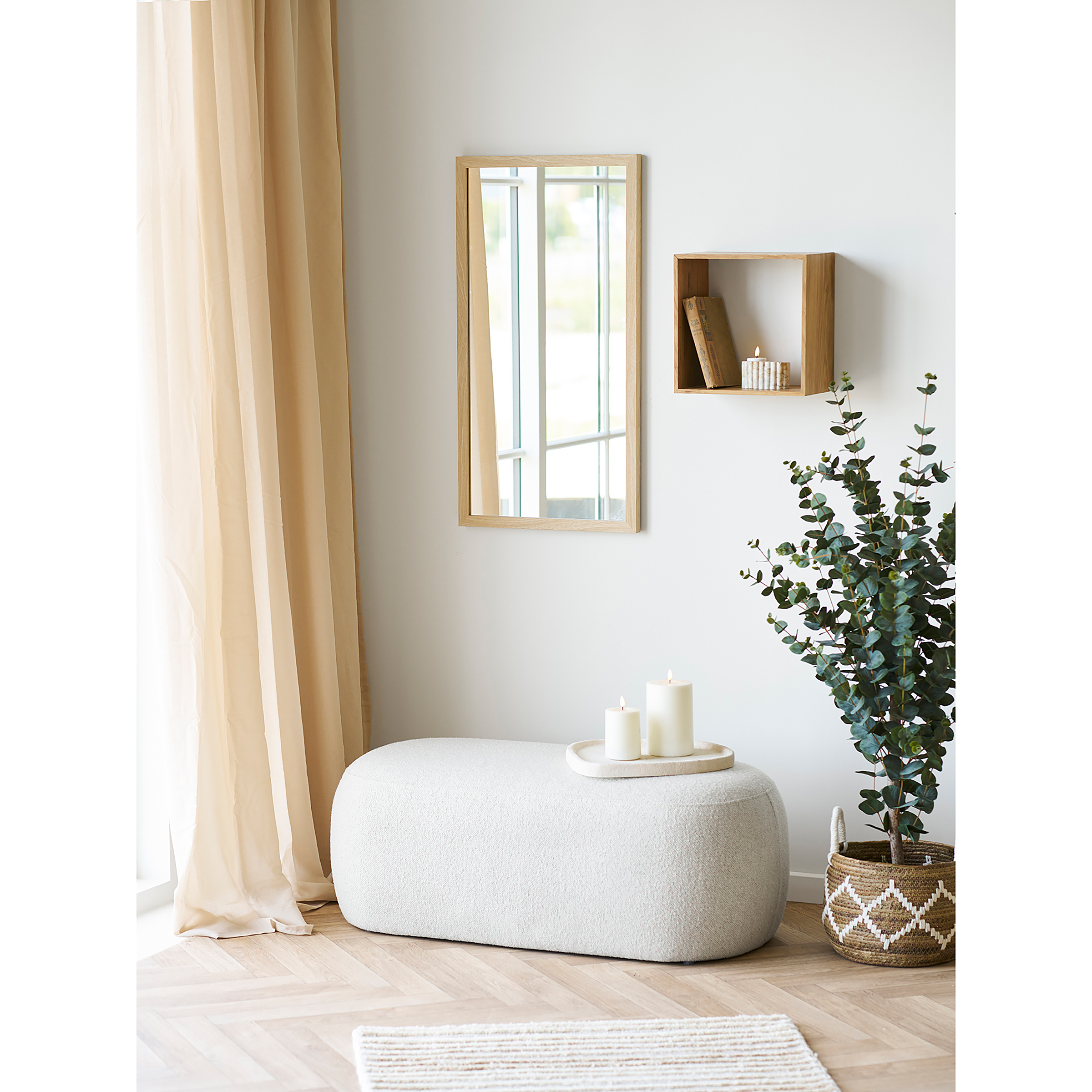 Jakka Tray Cement Beige