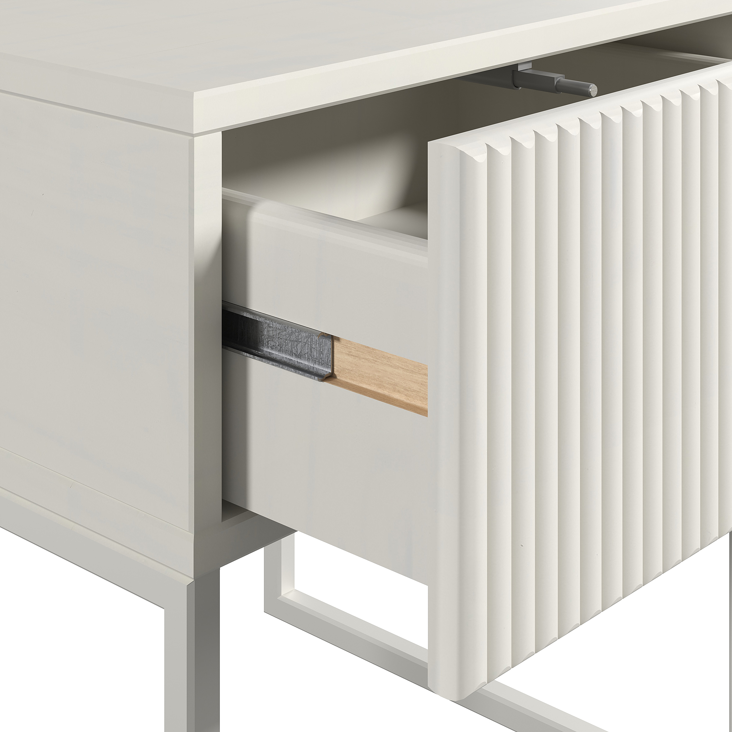 SKAO Nightstand Solid Cashmere 44x40 cm