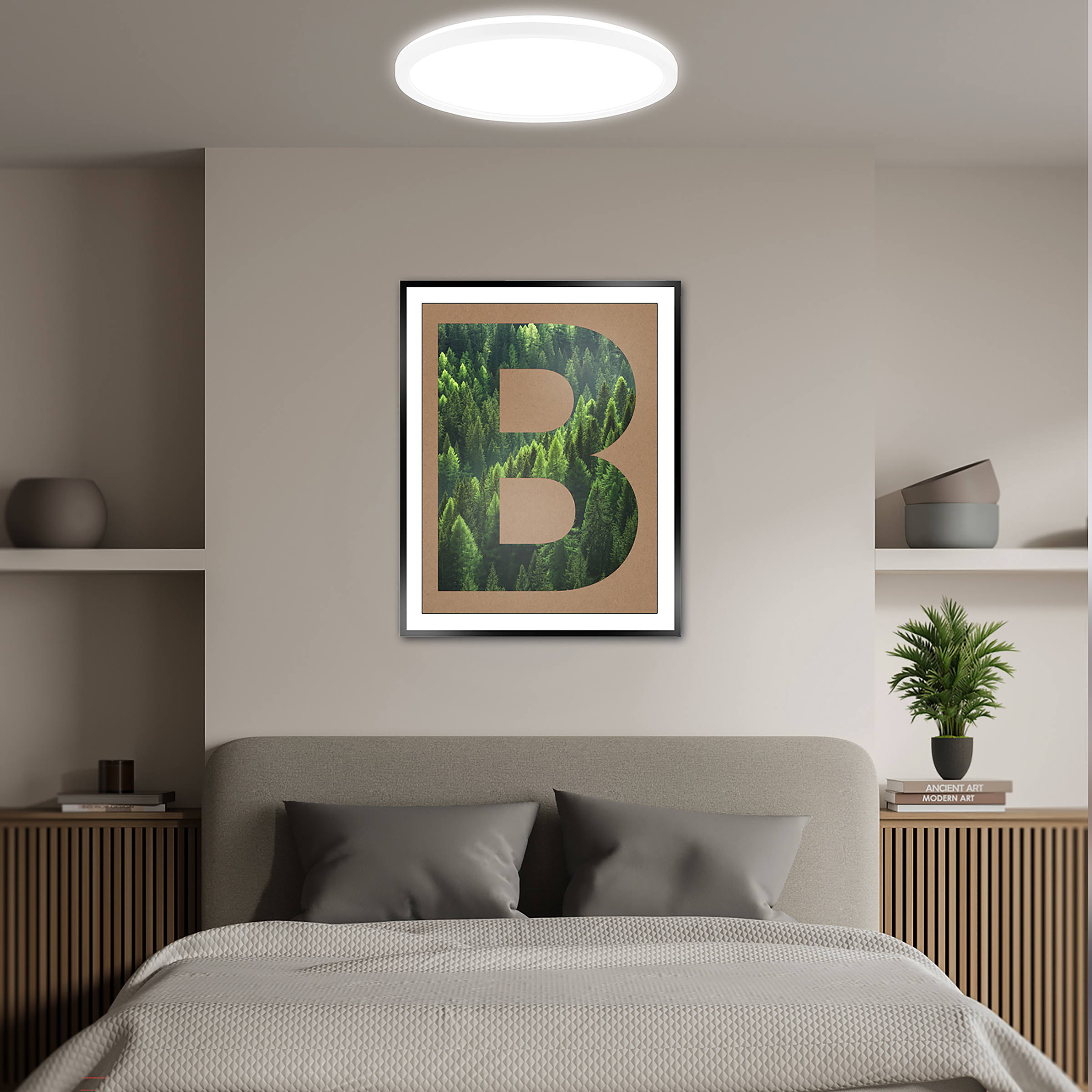 Tava LED ceiling light Ø30 cm
