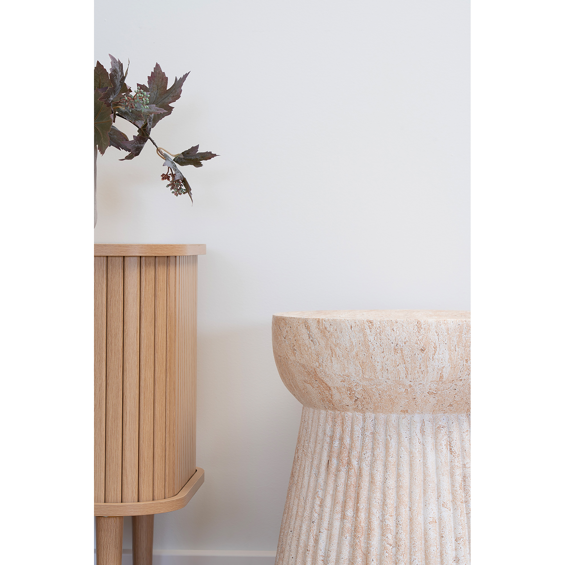 Bonn B Side Table Clay 43x37 cm