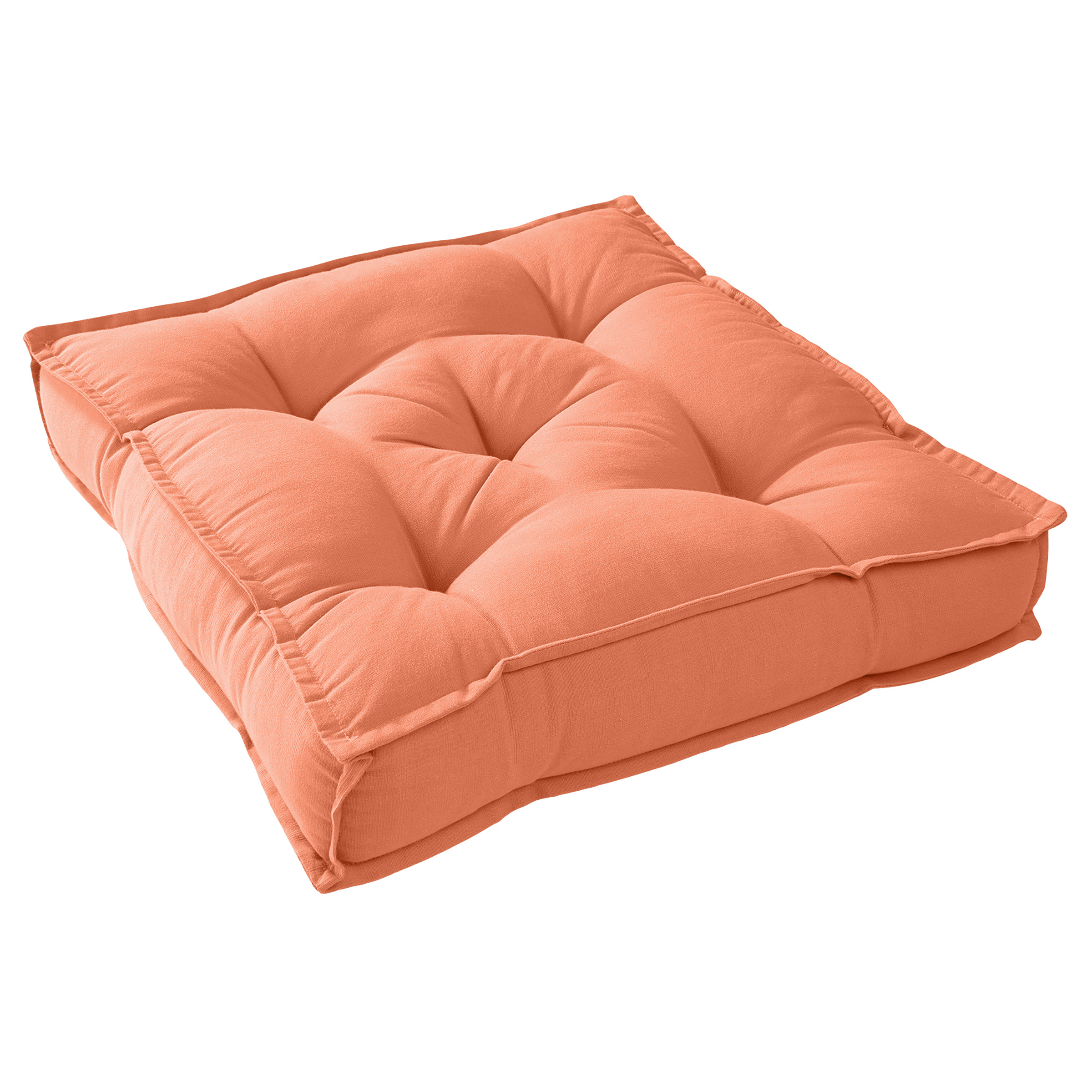 SOLID Sitzkissen Baumwolle Orange