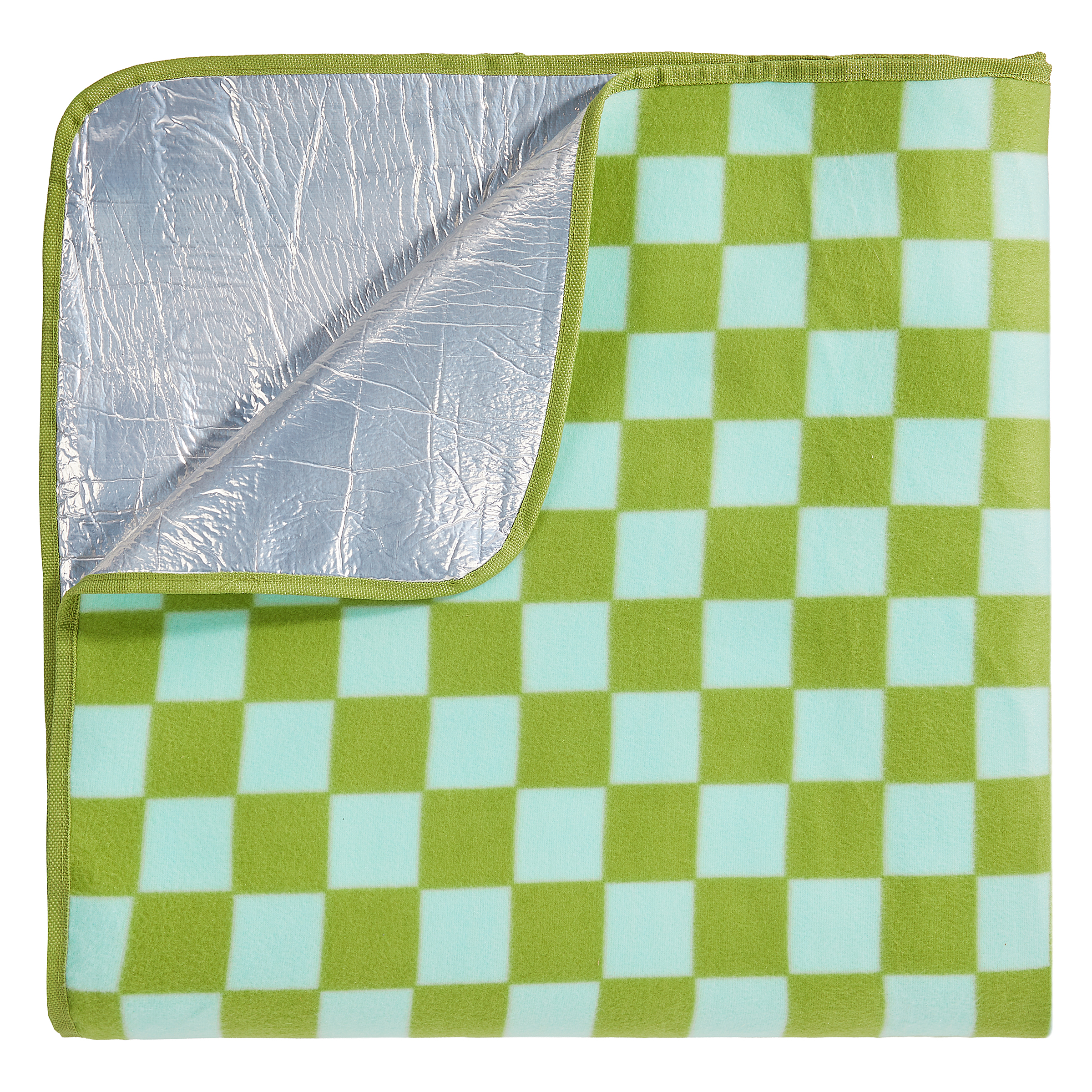 GET TOGETHER Picnic Blanket Blue Green