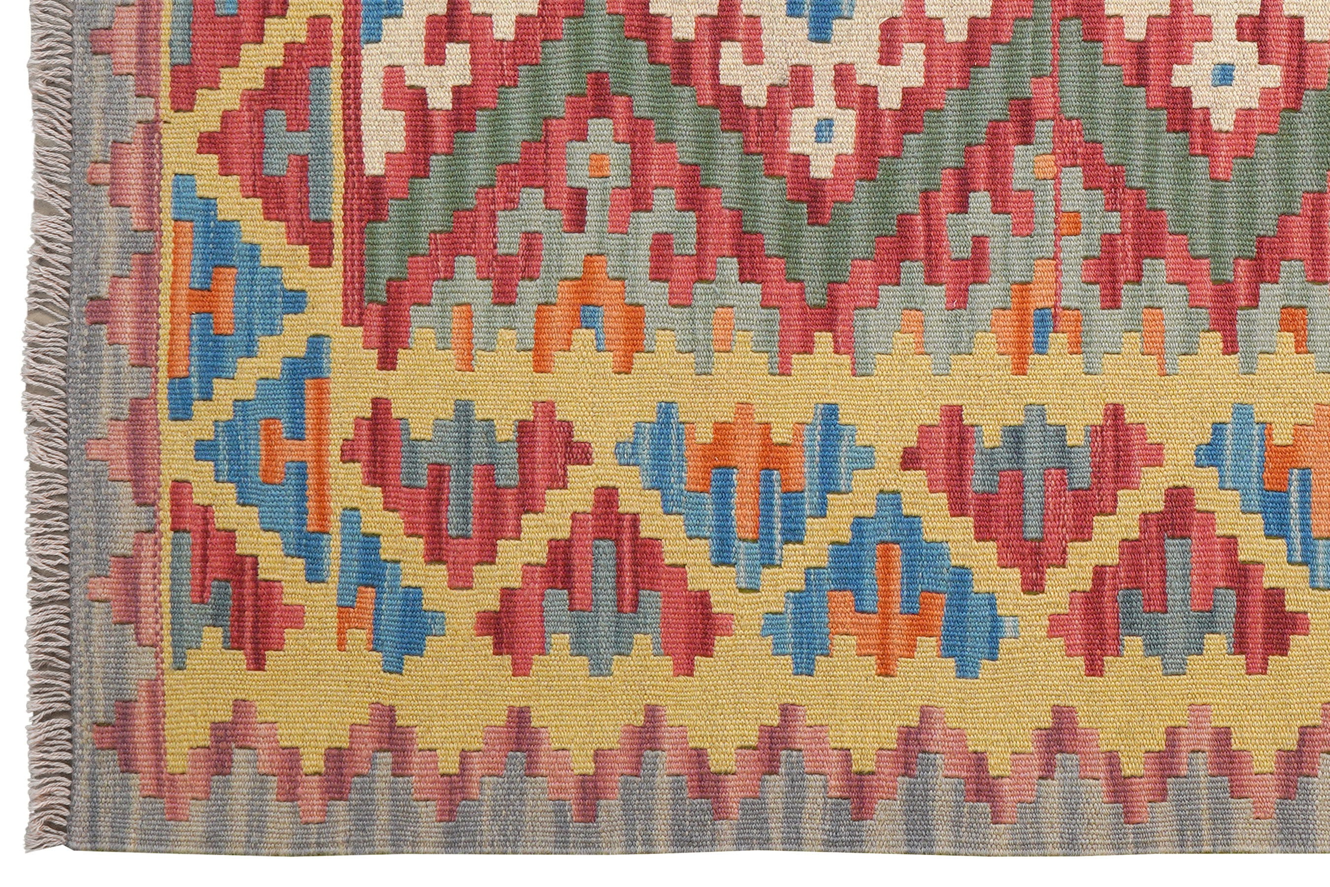 Kelim Gashgai Wool Multicolored