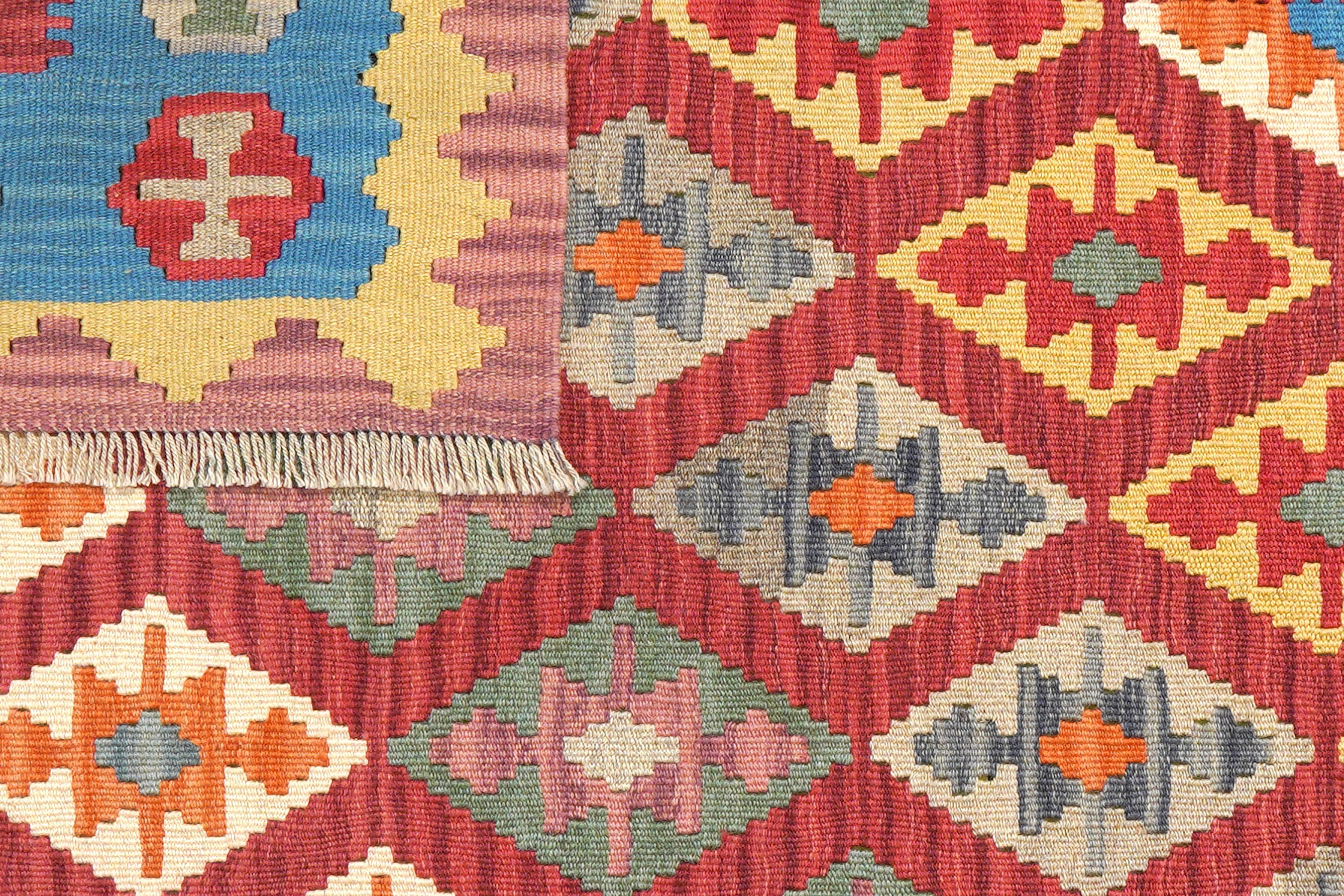 Kelim Gashgai Wool Multicolored