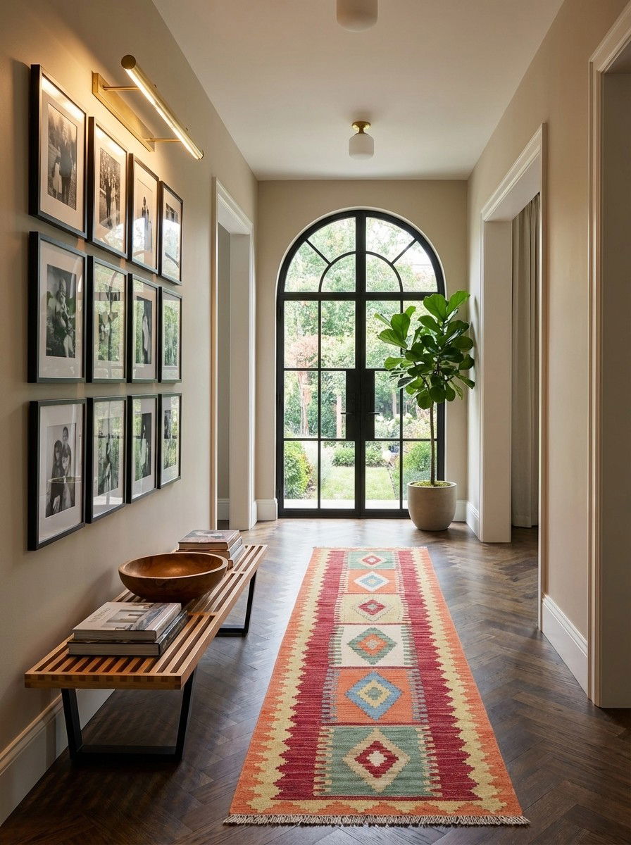 Kilim Gashgai 59x214cm Multi-colored