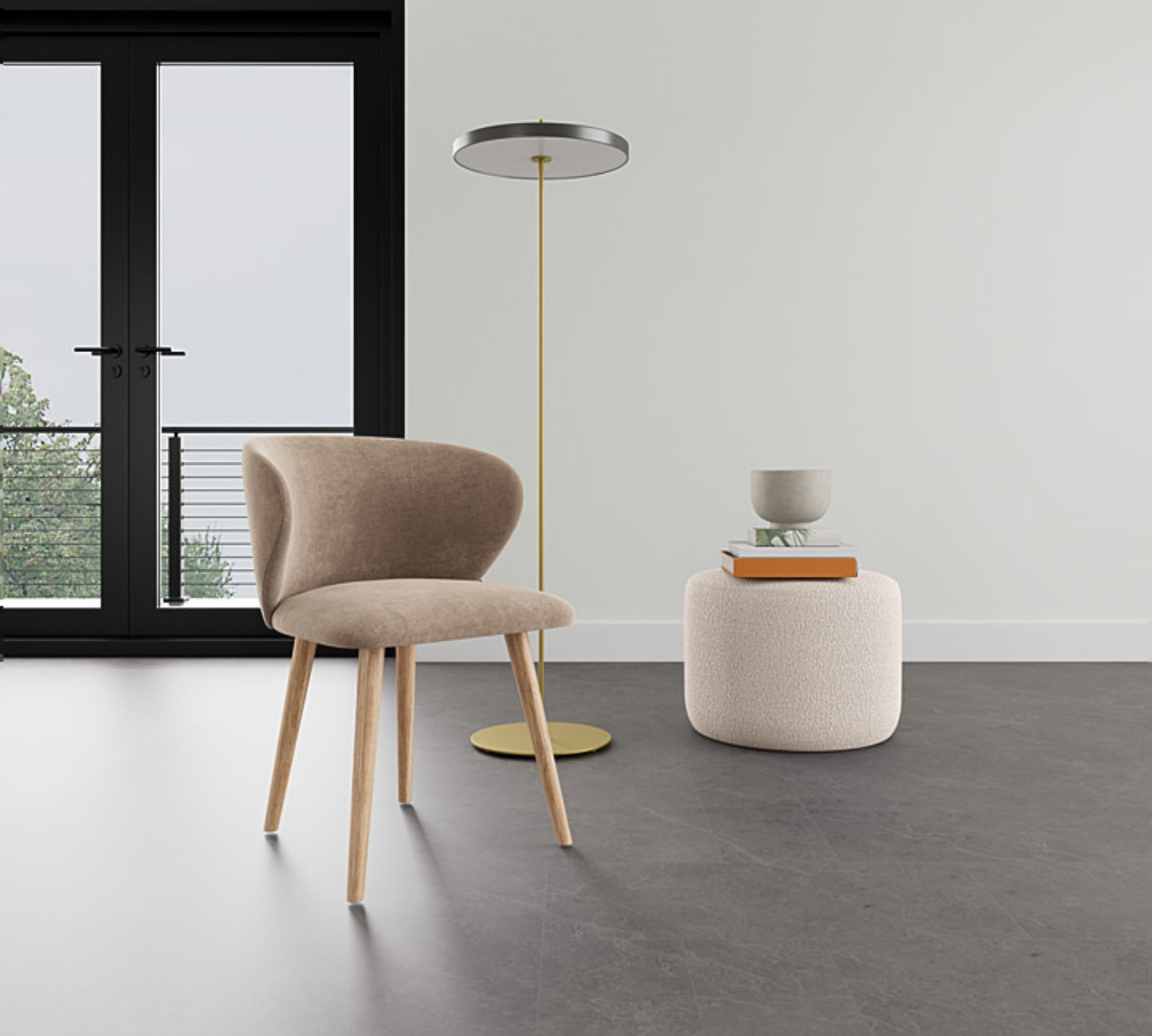 Ellie Dining Chair Pebble Rust