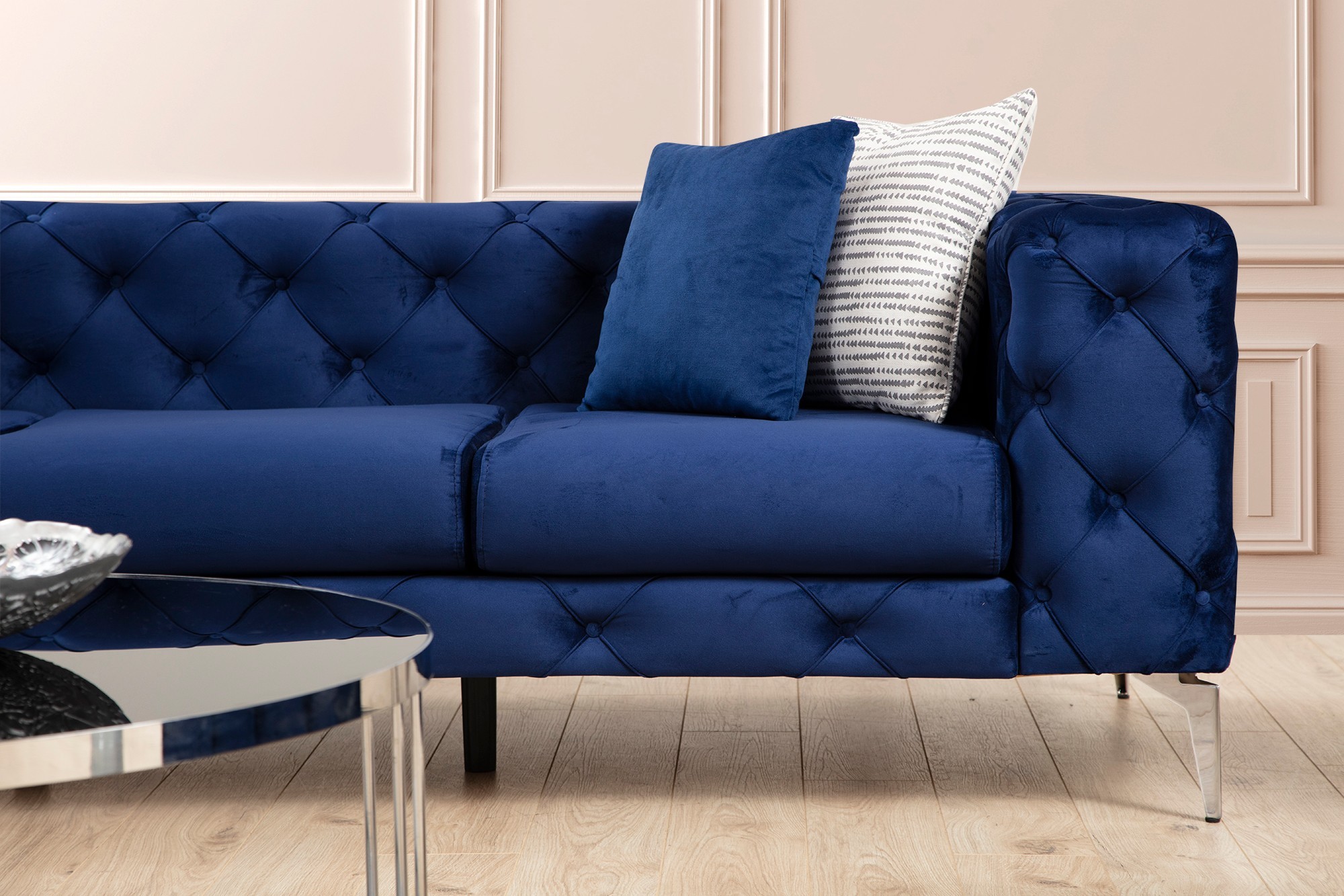Como Sofa 3-seater Navy Blue