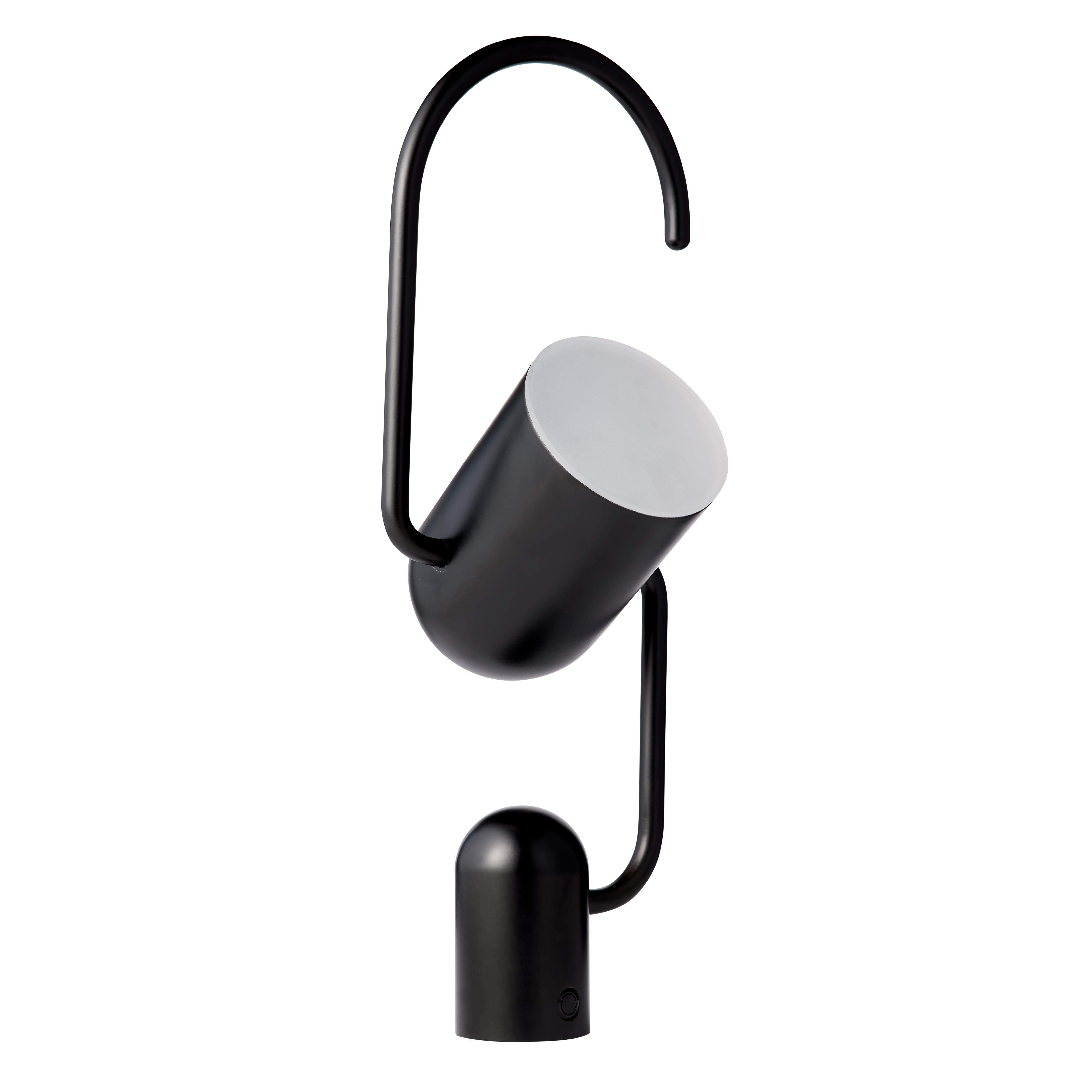 Grab Portable Lamp with Mini-USB Port Black