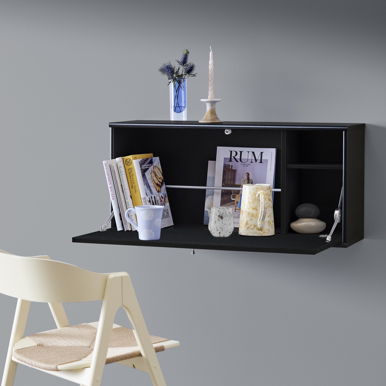 MISTRAL Desk Large Black stained