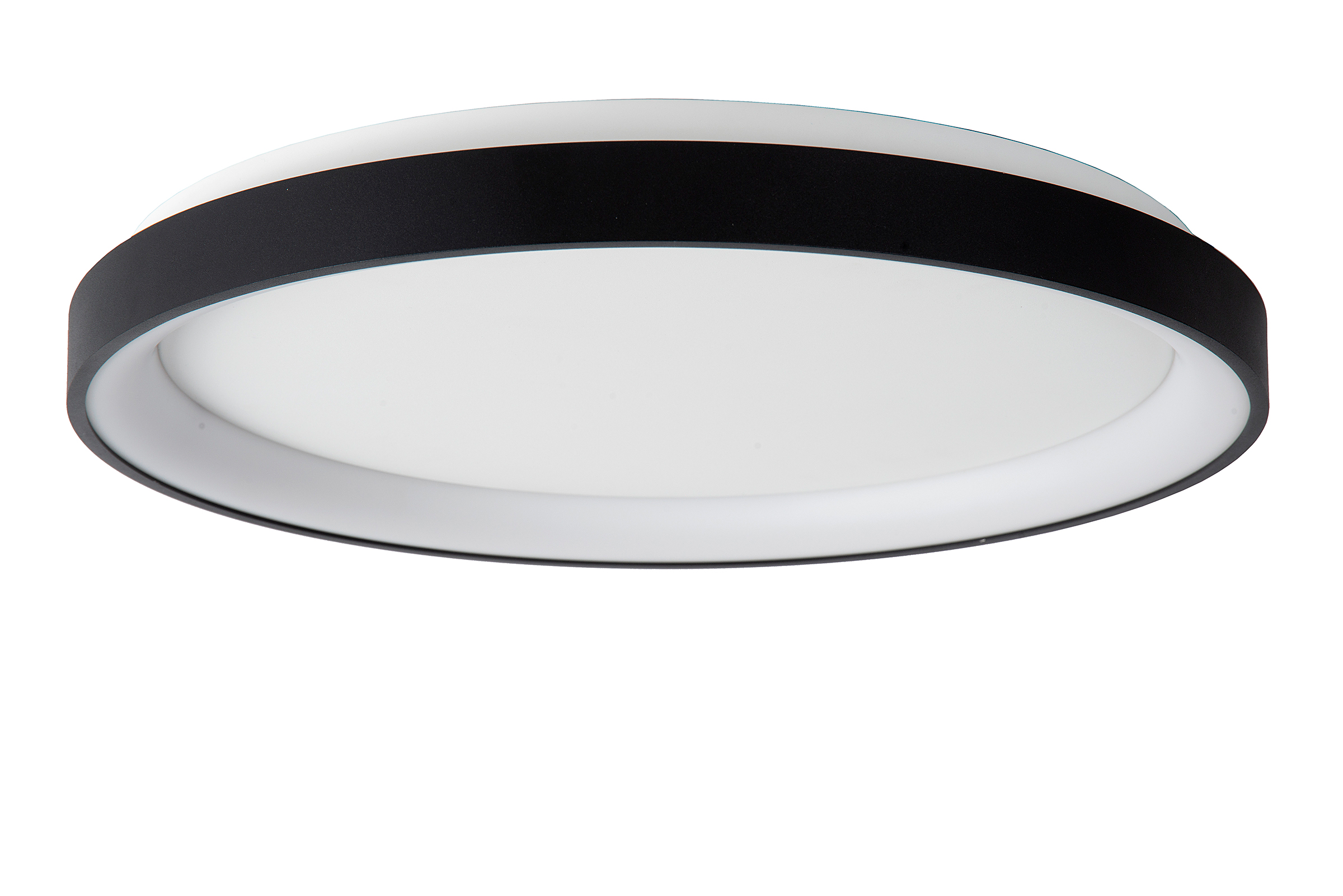 Vidal LED-Deckenleuchte Acrylglas Schwarz Ø48cm
