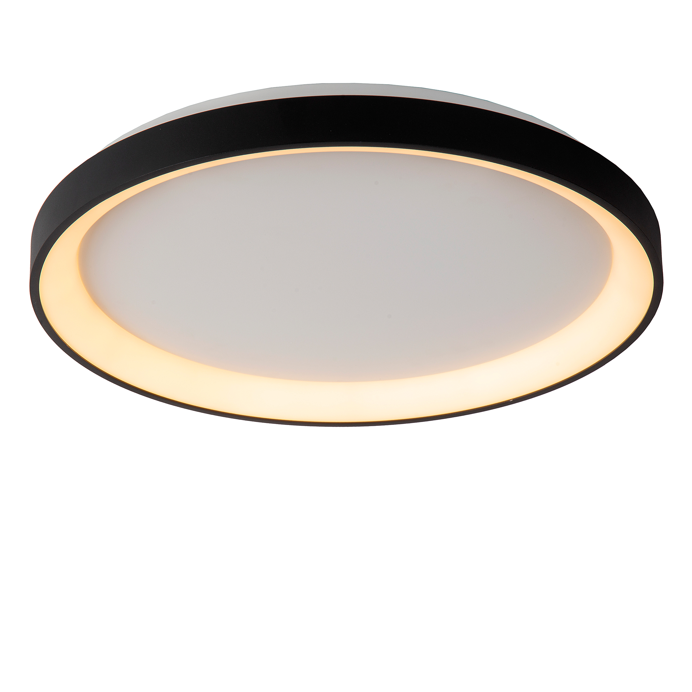 Vidal LED-Deckenleuchte Acrylglas Schwarz Ø48cm