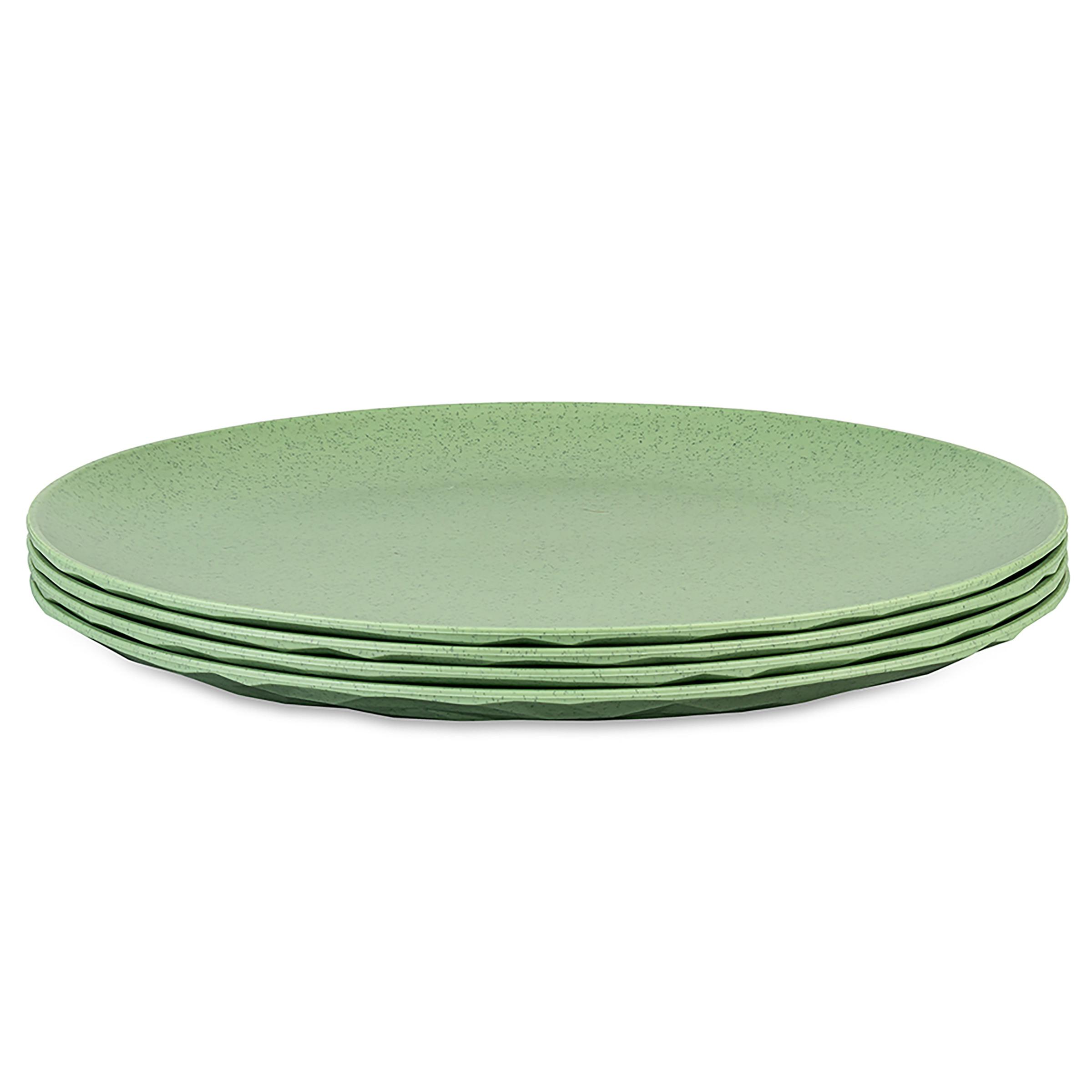 Flach Club Plate Speiseteller Polypropylen Grün