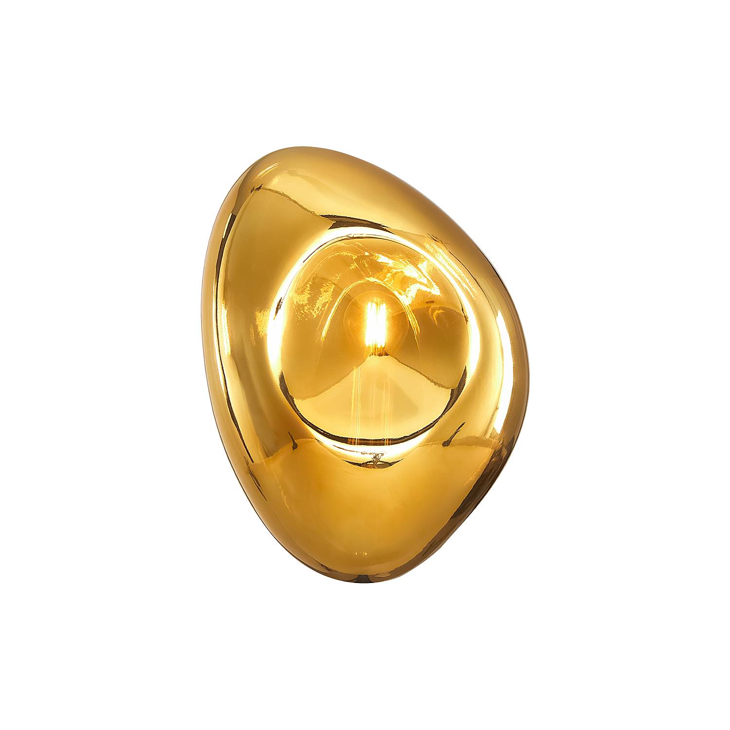 1-Flammig Mabell Typ C Wandleuchte Farbglas Metall