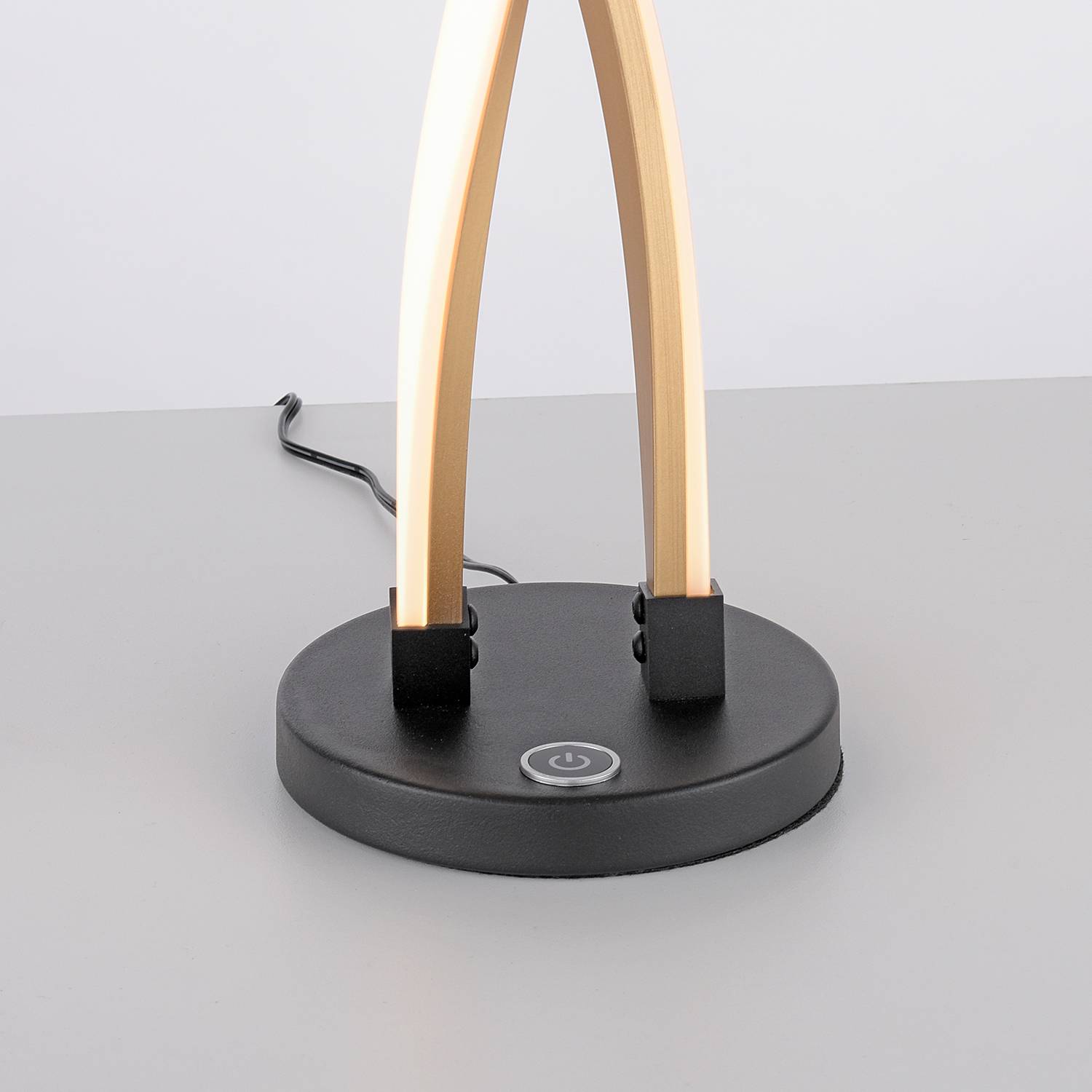 Polina LED-Tischleuchte 1-flammig Polycarbonat Aluminium 