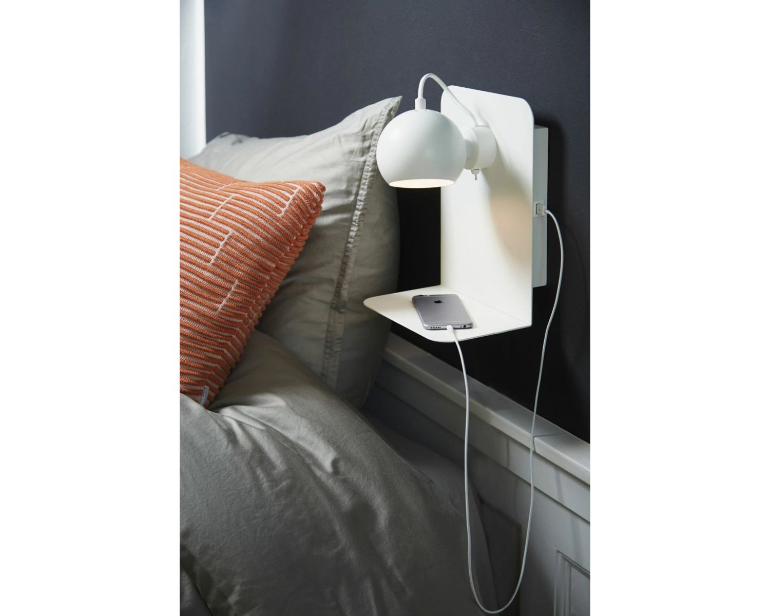 Ball Wall USB Lamp USB White