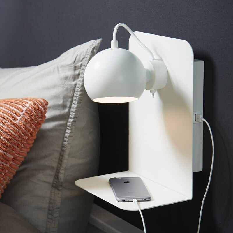 Ball Wall USB Lamp USB White