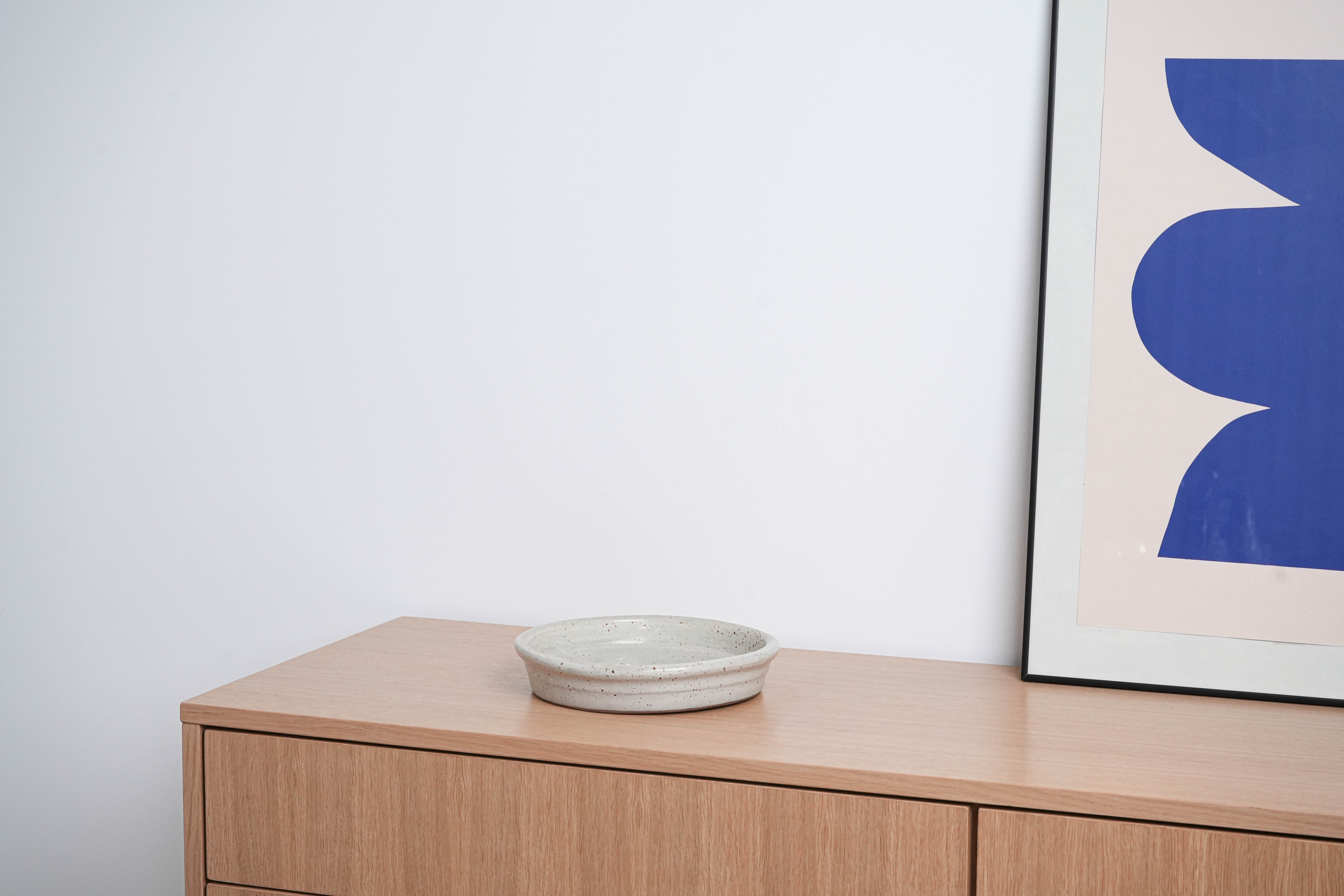 Keramikschale Grau