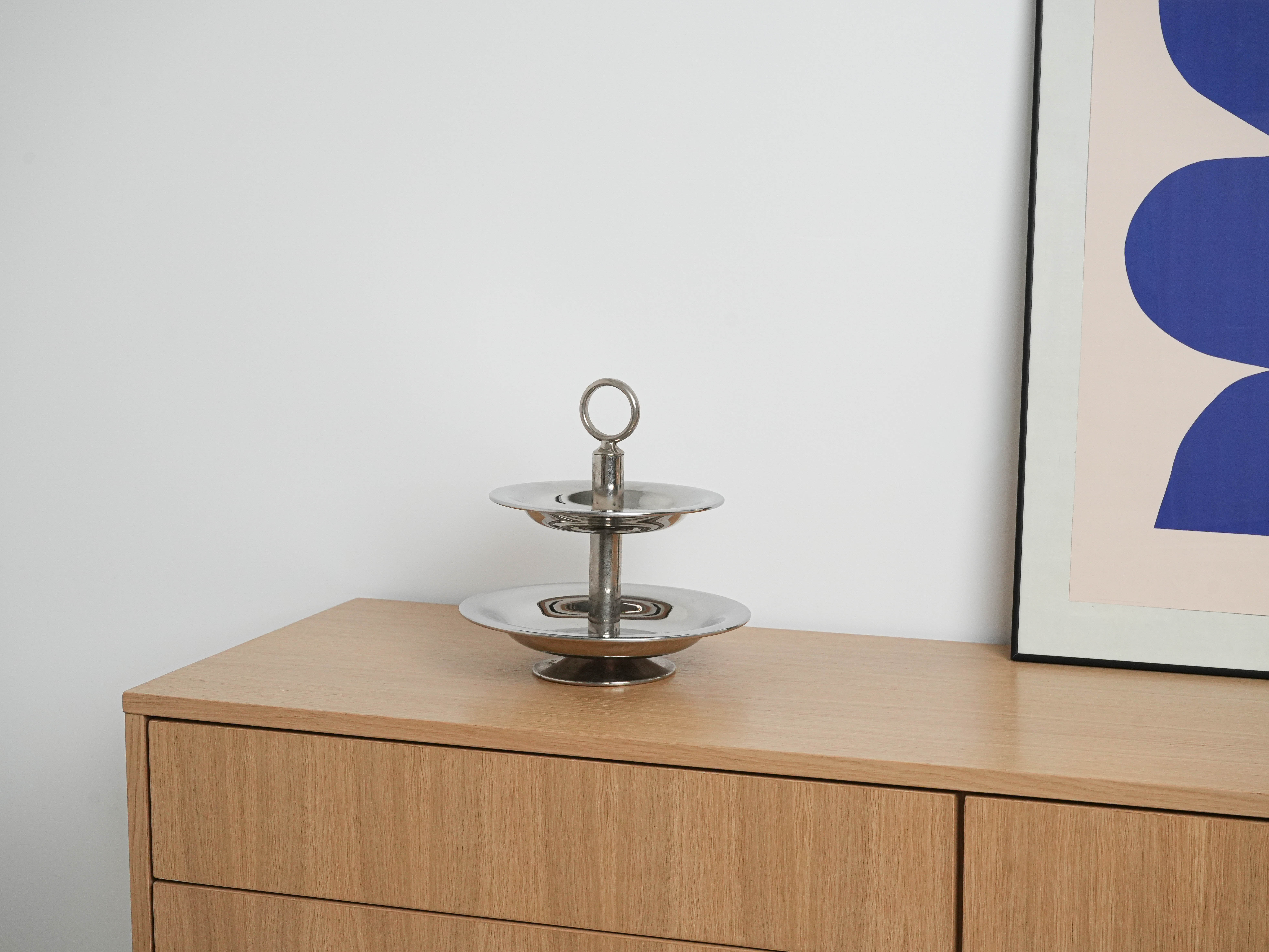 Two-tier Etagere Silver