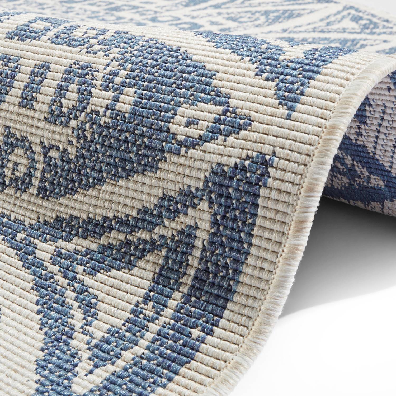Lilja Reversible Rug Polypropylene Blue