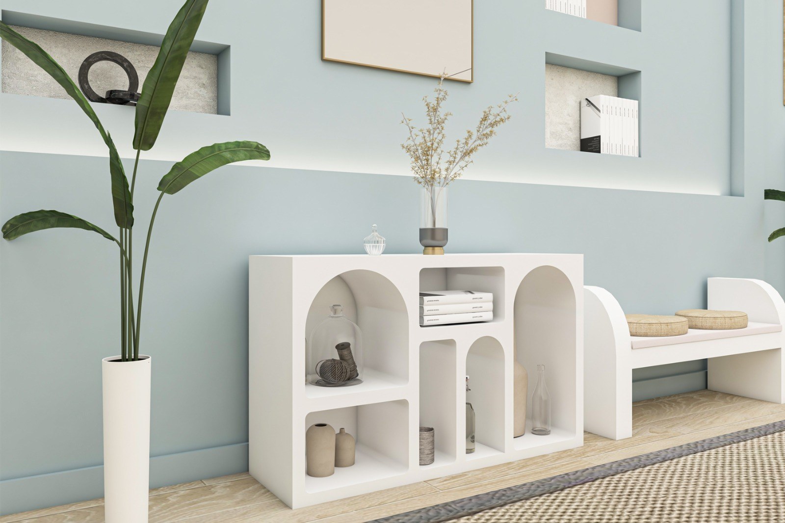 Liva Console White