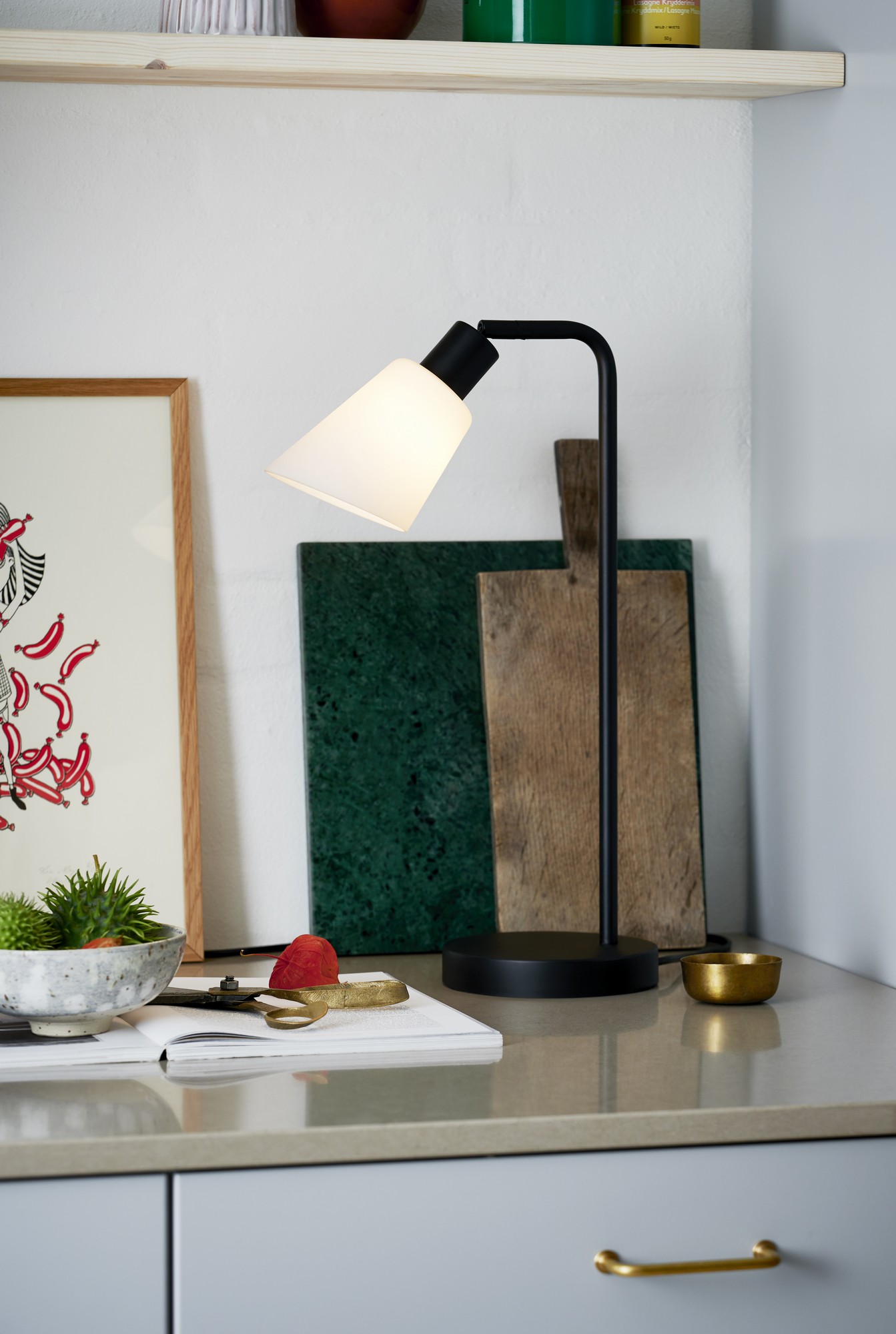 Molli Tischlampe Schwarz