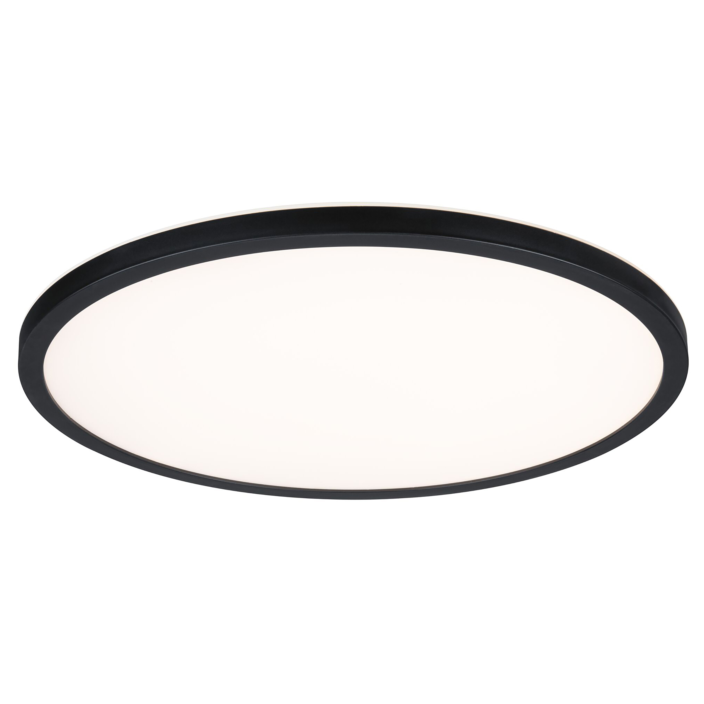Atria Shine WS Round LED Ceiling Light Plastic Black