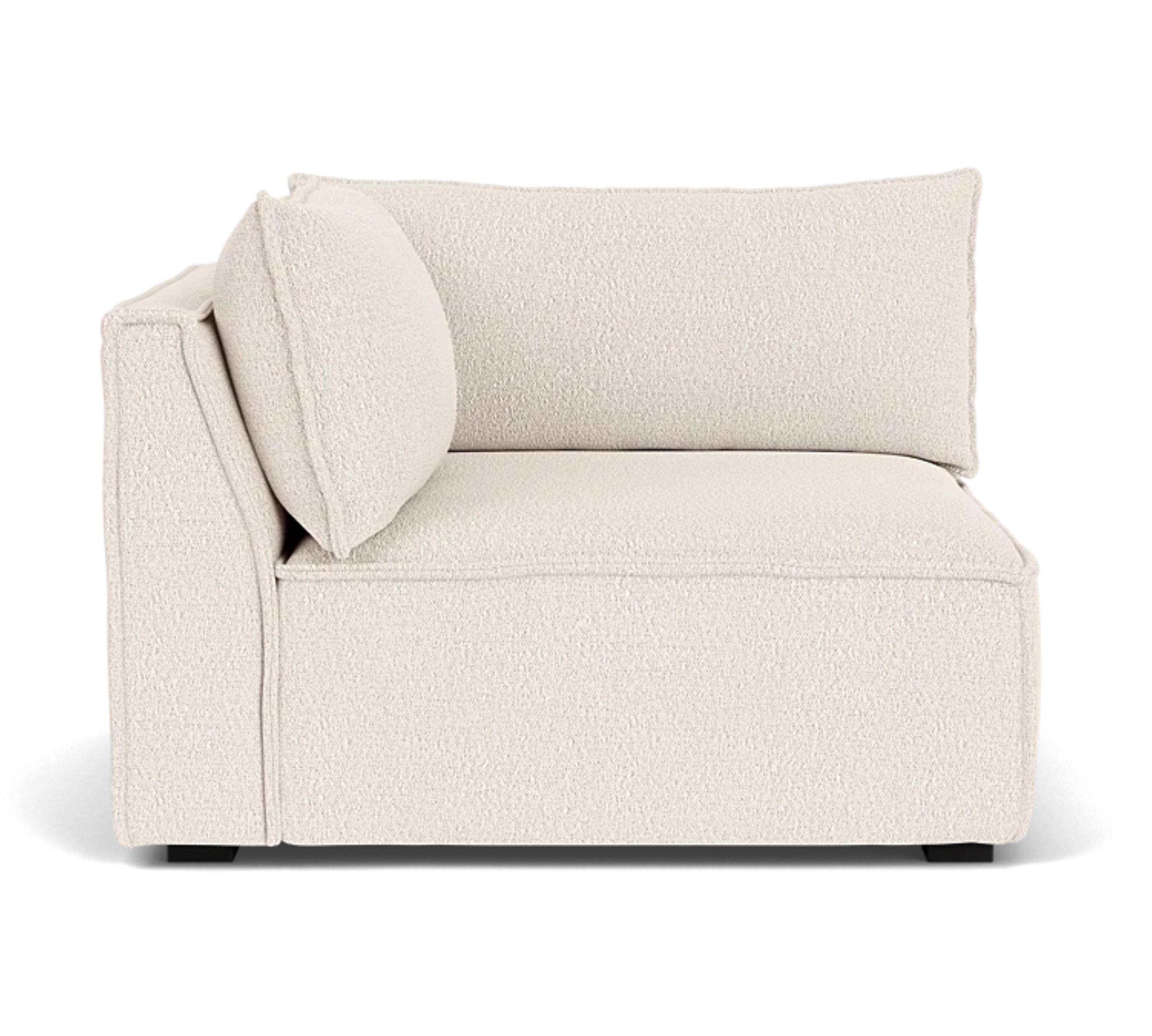 Daphne 1-seater corner module left Maya Cream