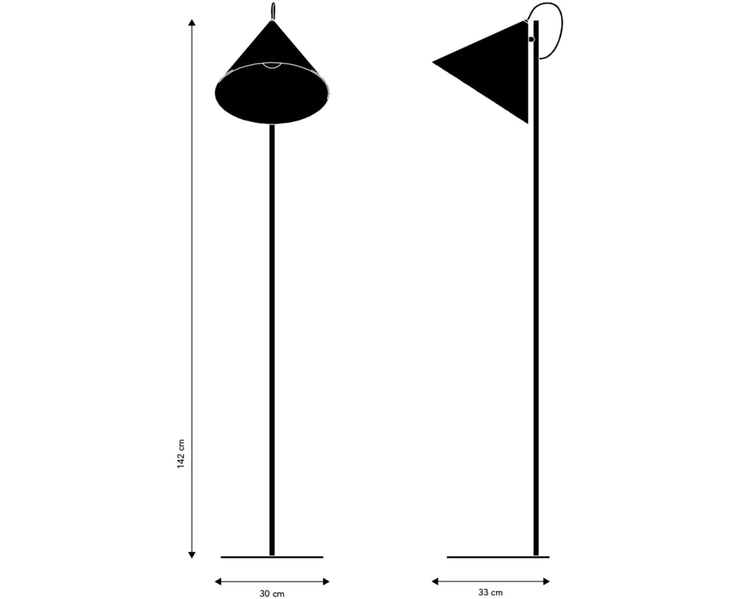 Benjamin Floor Lamp Black
