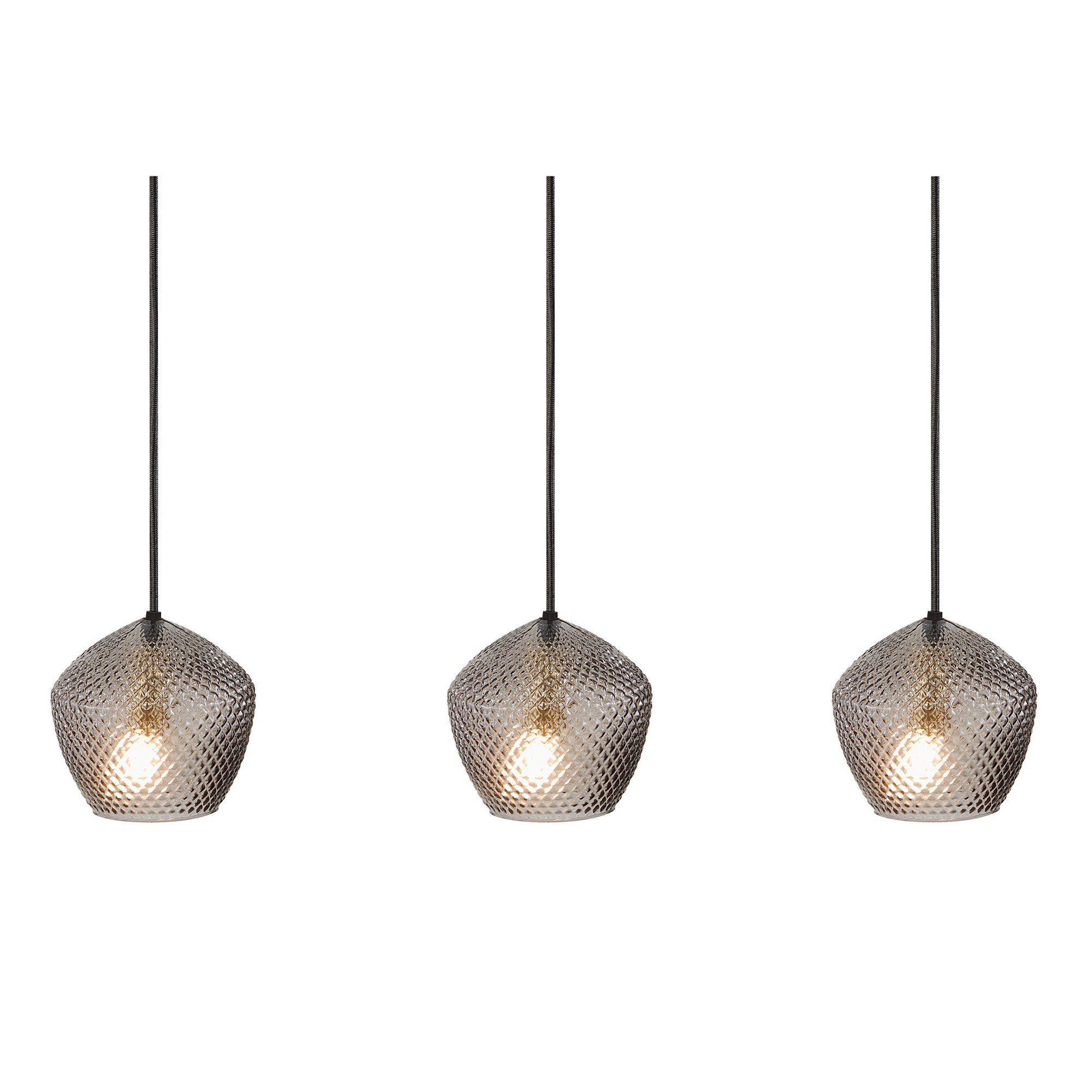 Orbiform 3-Spot Pendelleuchte Messing