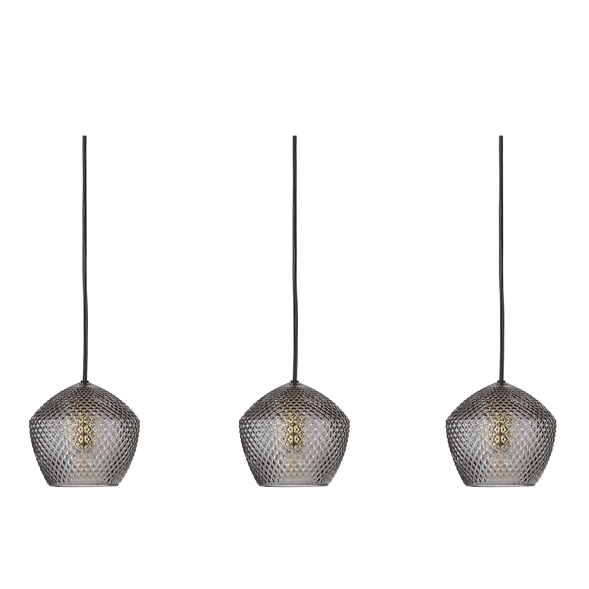 Orbiform 3-Spot Pendant Lamp Brass
