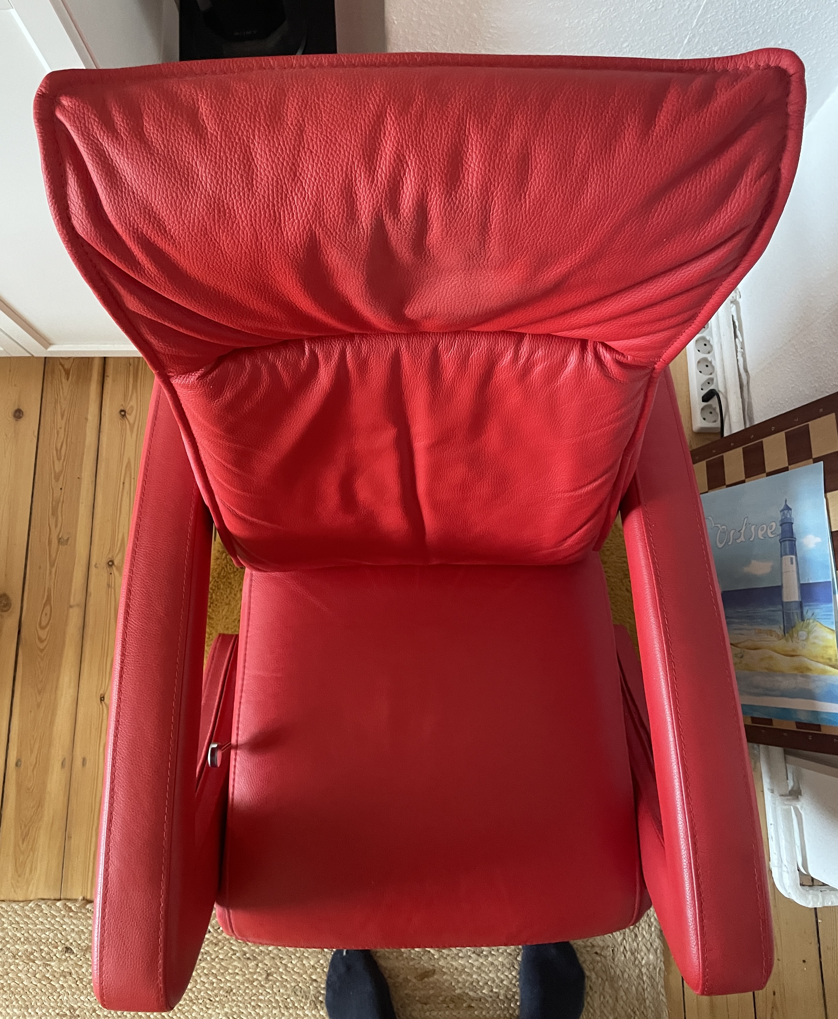 Herkules TV Sessel Rot