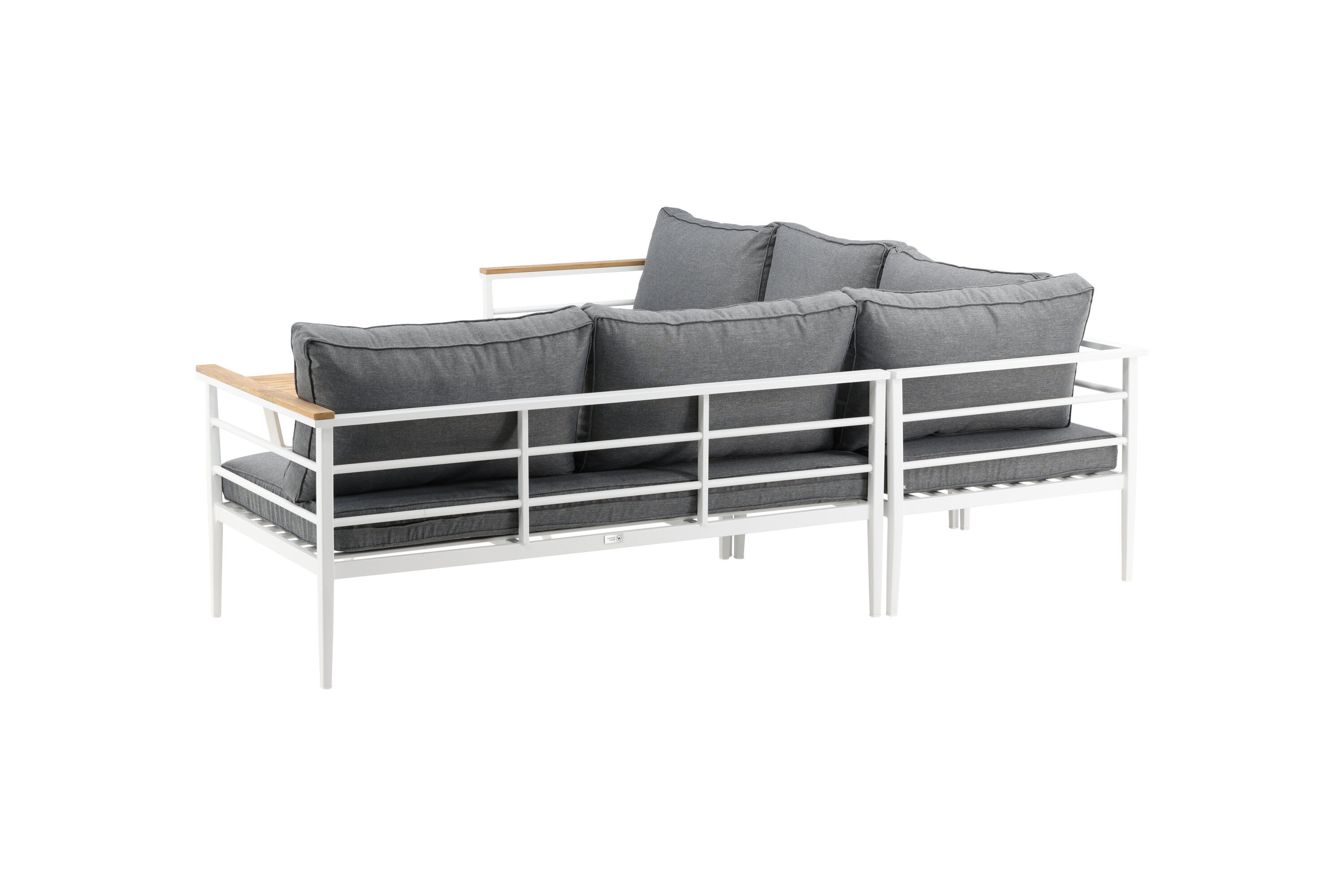 Mexico Corner Sofa Garden Furniture Set Metal Teak