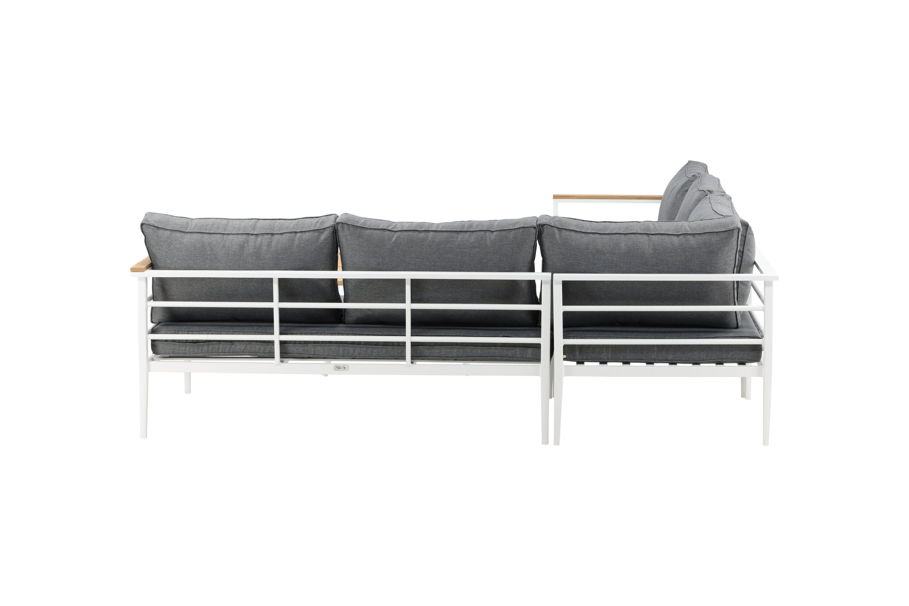 Mexico Corner Sofa Garden Furniture Set Metal Teak