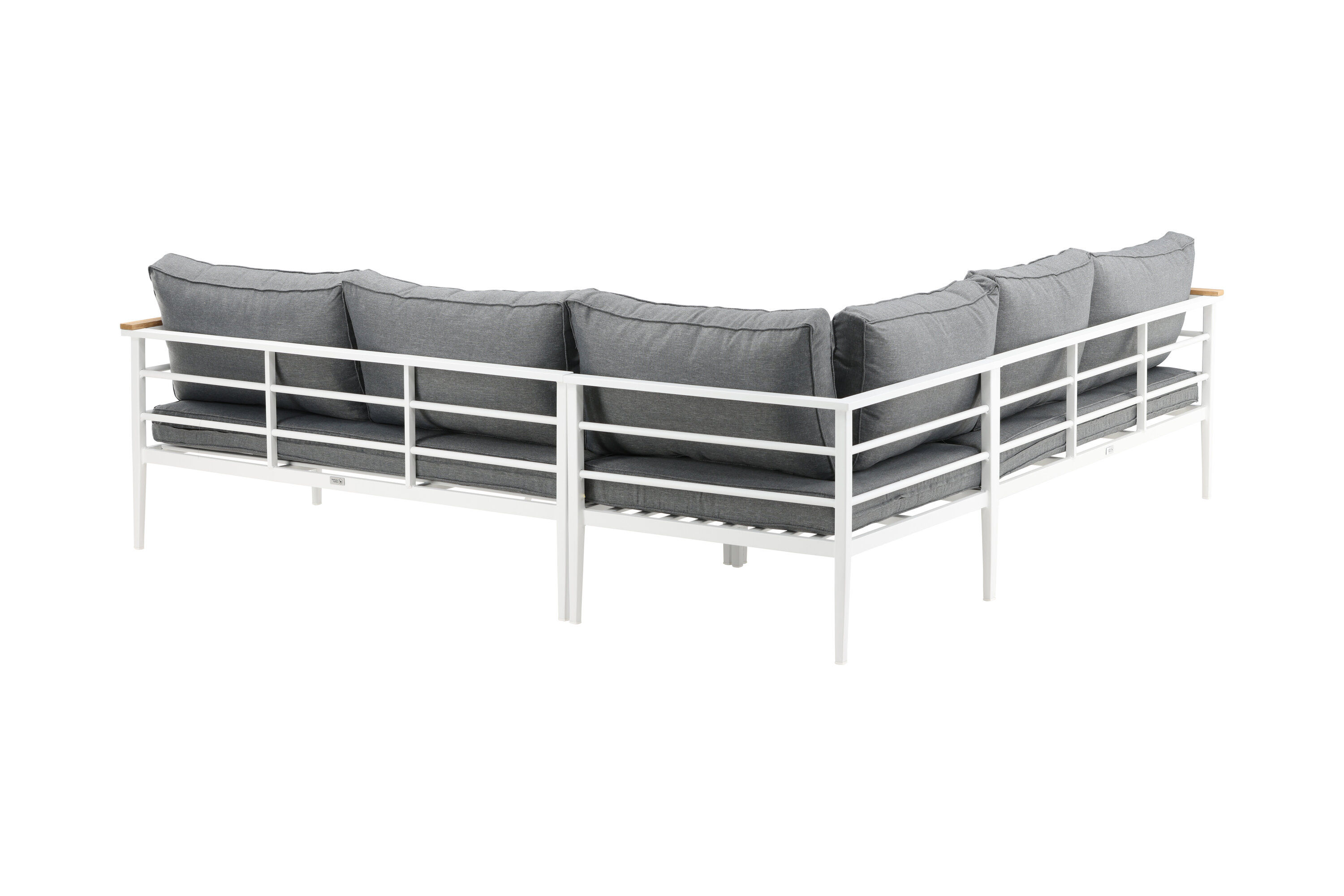 Mexiko Ecksofa Gartenmöbel-Set Metall Teak