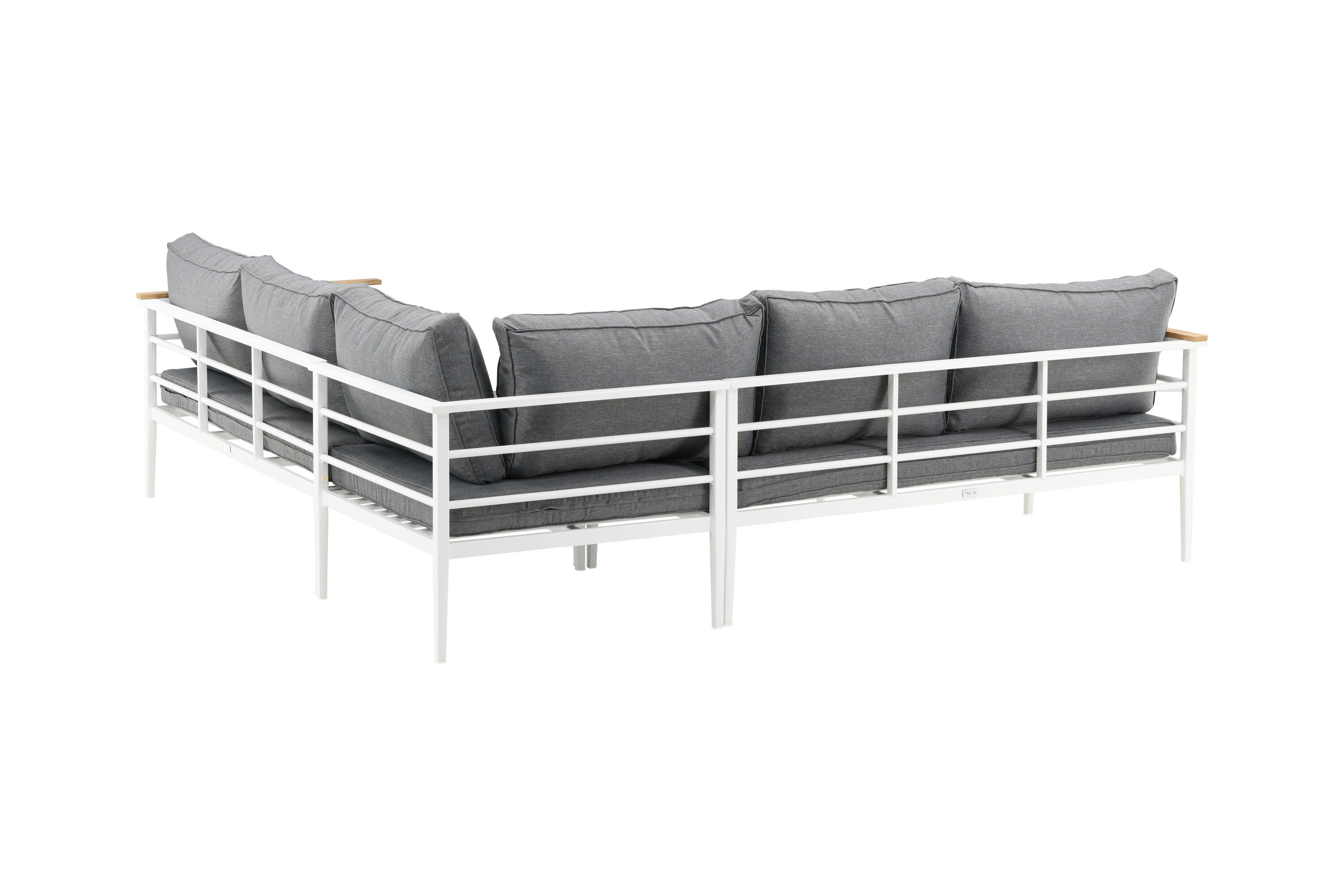 Mexiko Ecksofa Gartenmöbel-Set Metall Teak