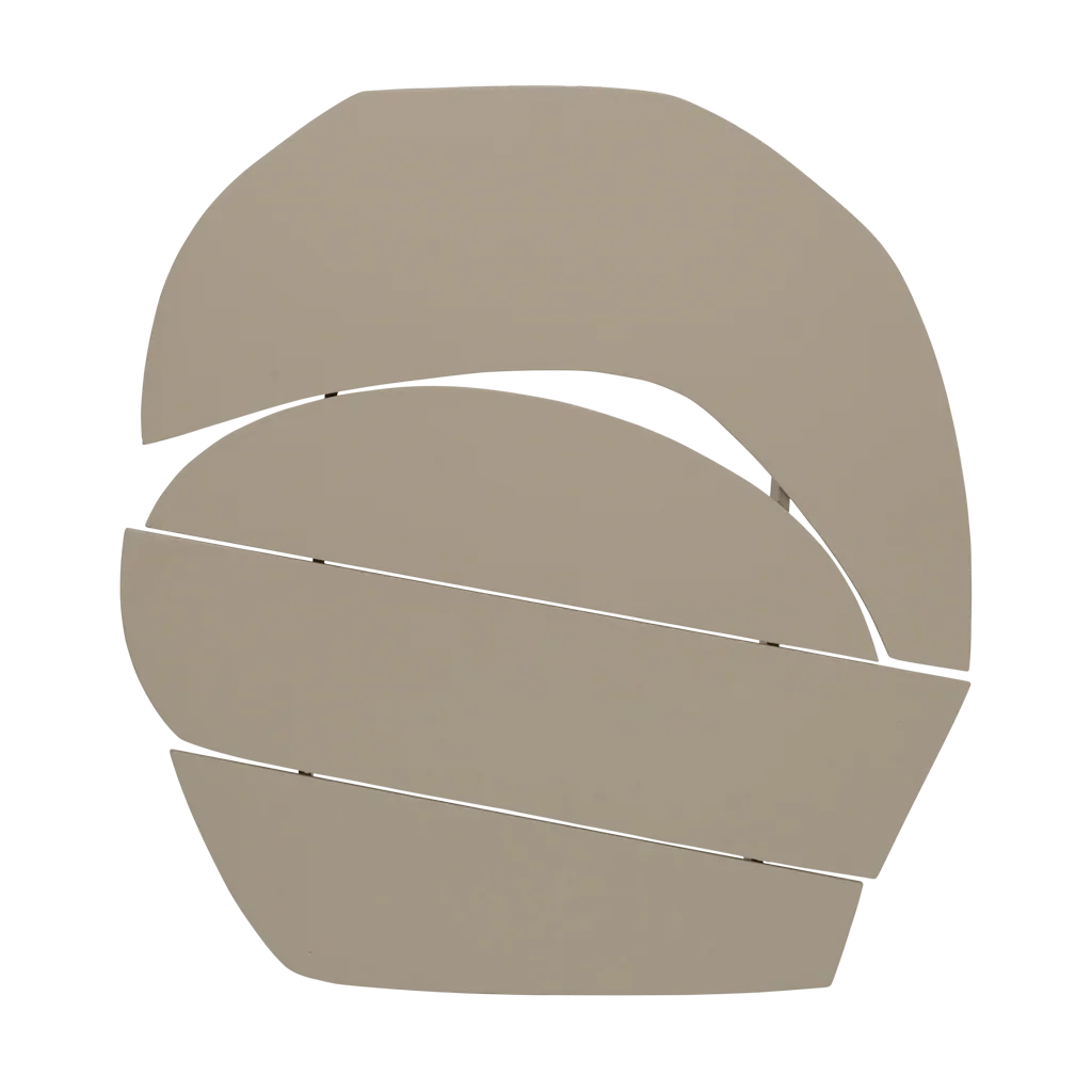 Holzblock Wanddeko Nebel