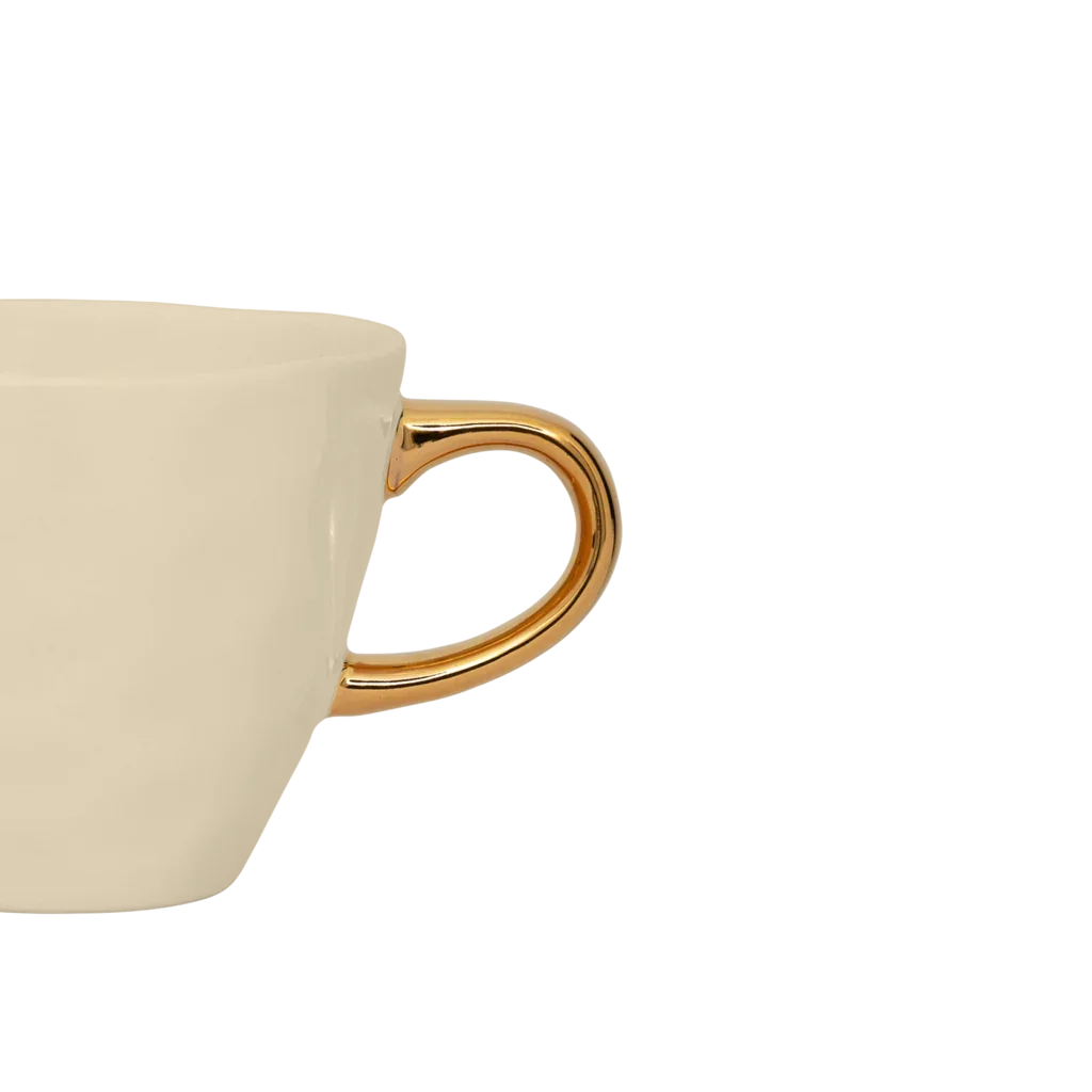 Guten Morgen Tasse Kaffee Haferflocke