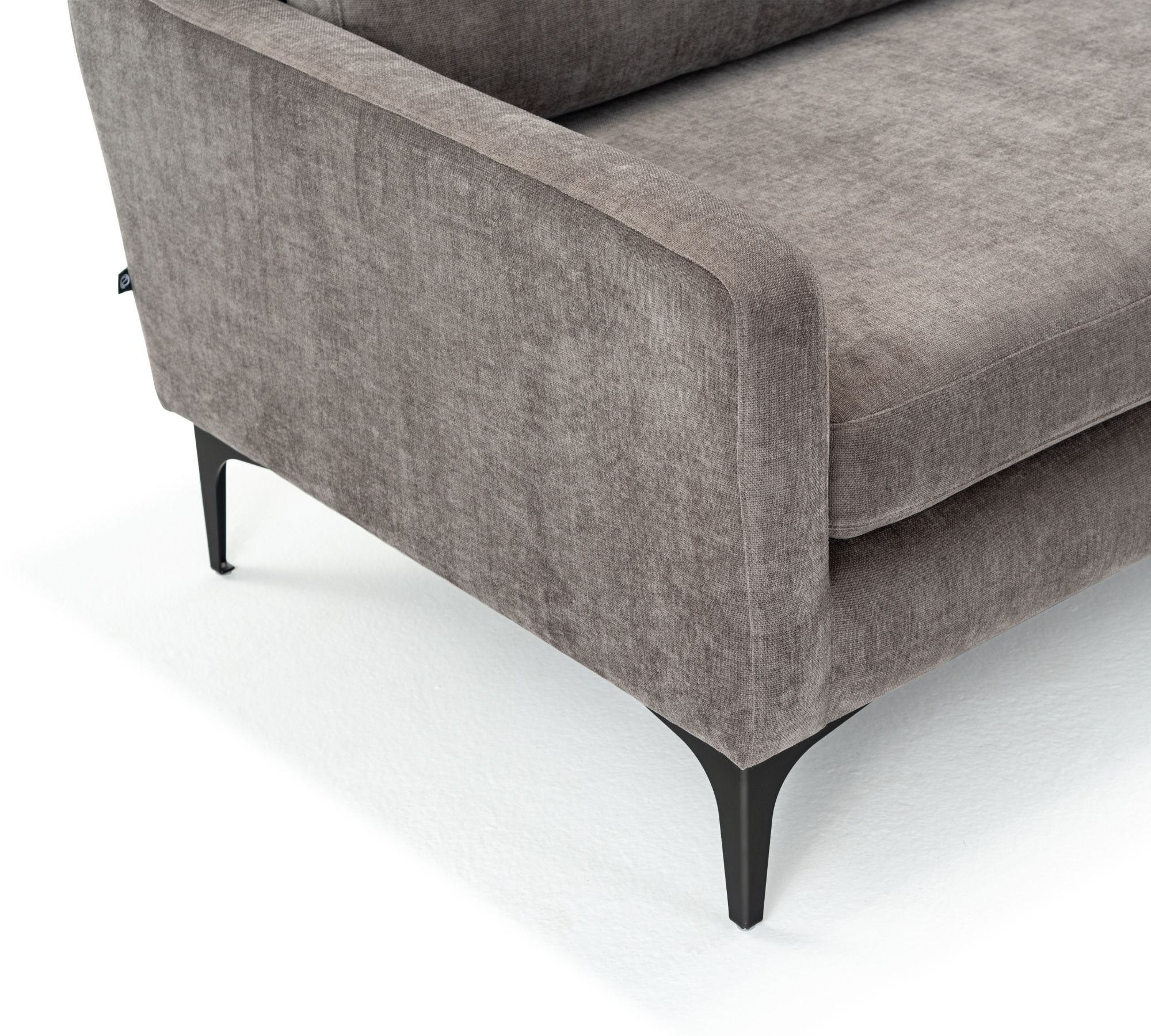 Astha Sofa Récamiere Rechts Danny Steel Grey