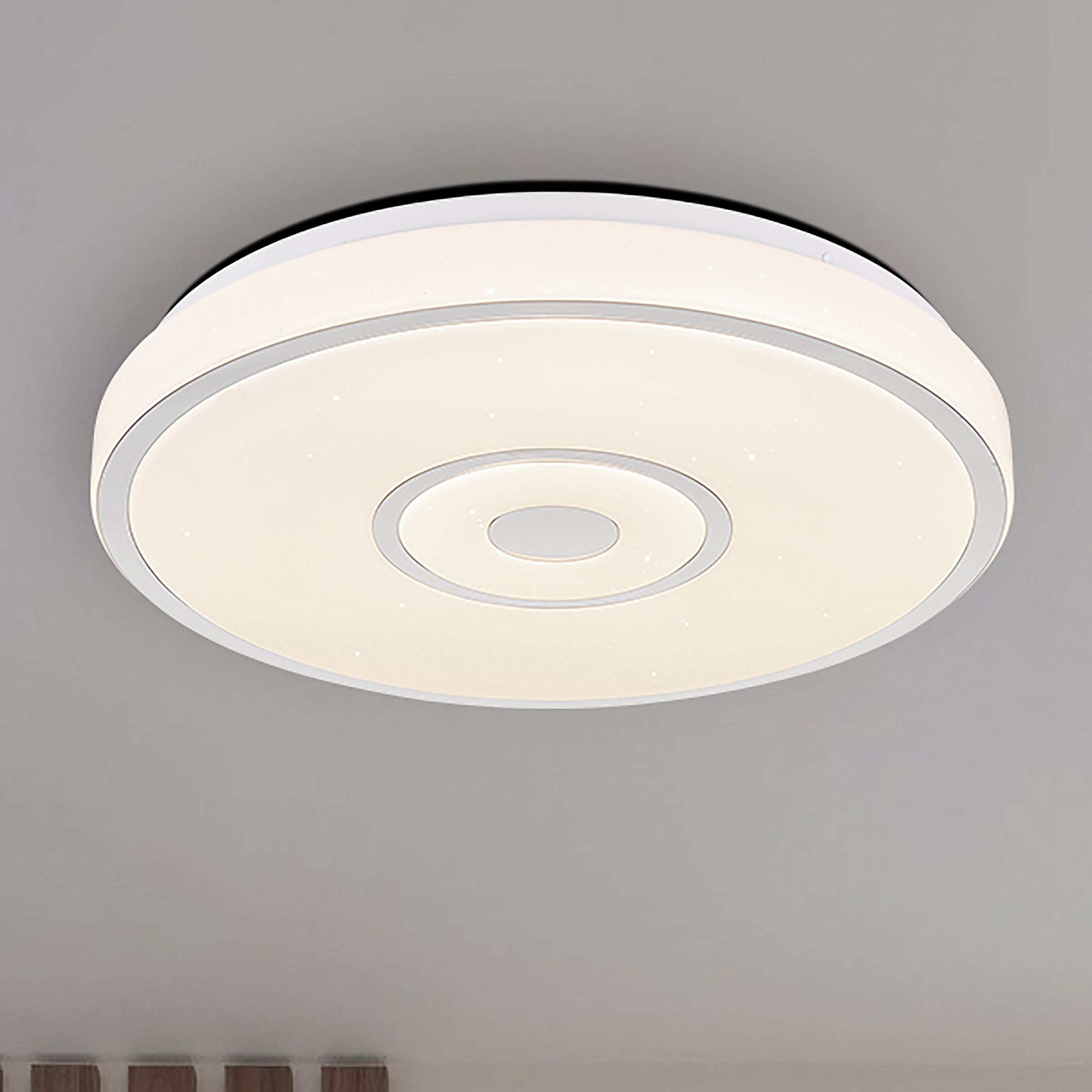 Astania Type B LED ceiling light 1-bulb acrylic glass iron