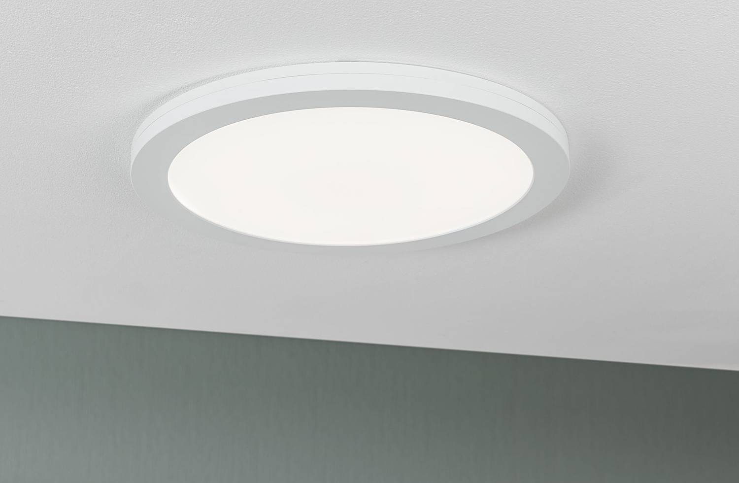 2in1 Cover-It Ceiling Light 1-bulb Plastic White