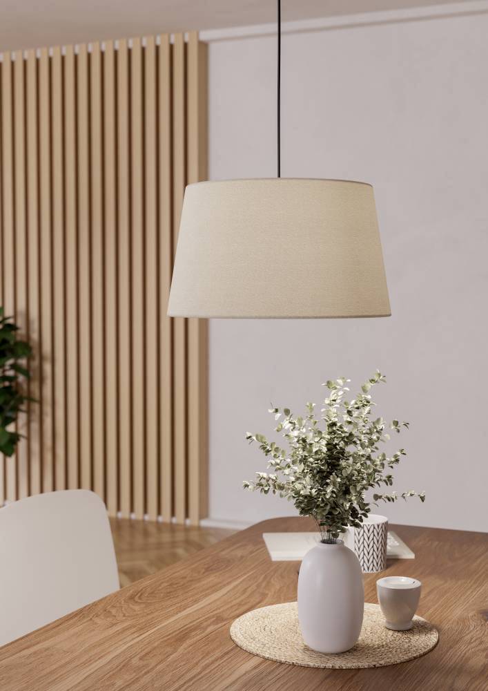 Febres Type B Pendant Light 1-bulb Mixed Fabric Steel