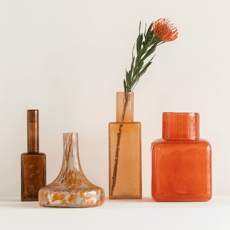Veli Glas Vase Transparent