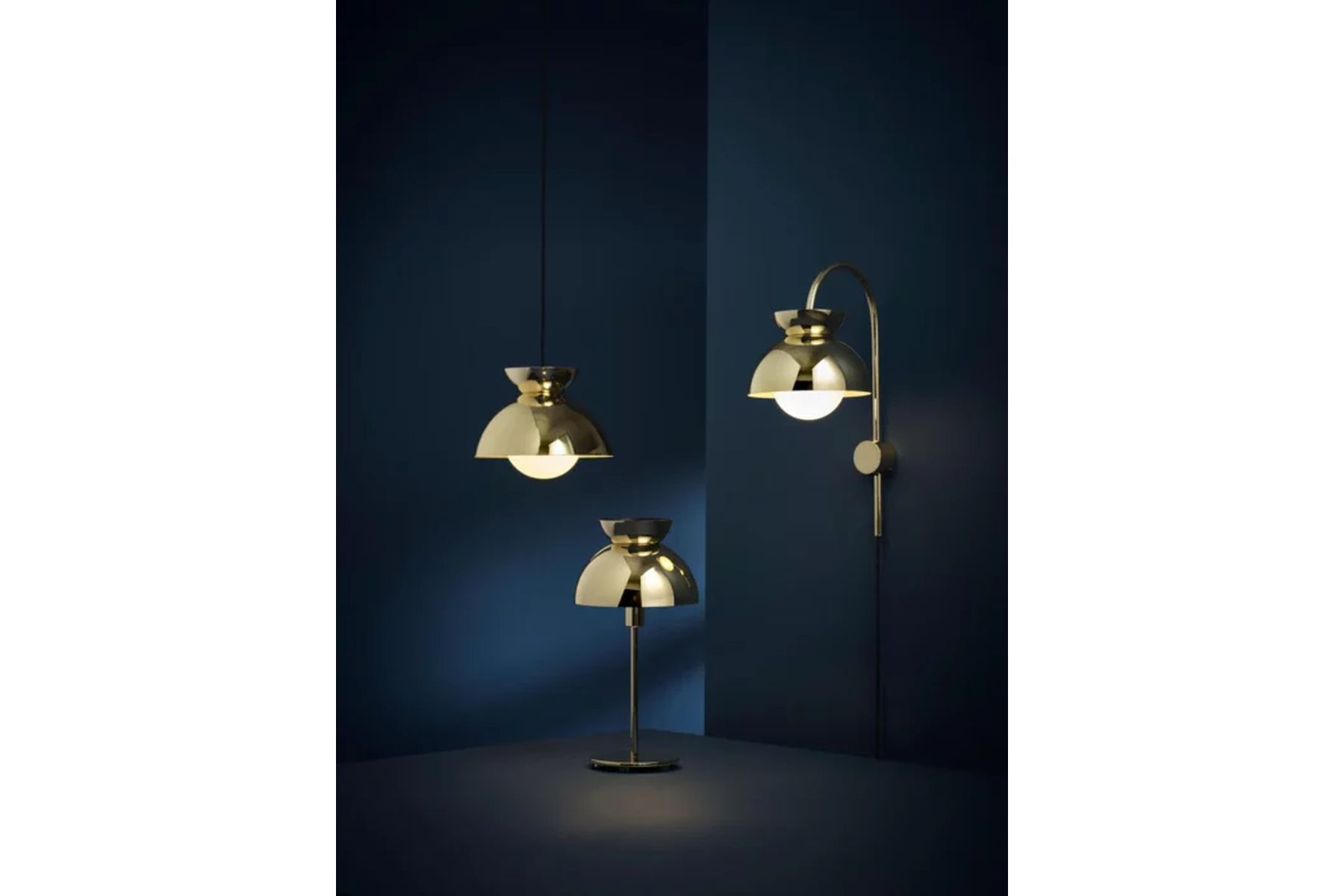 Butterfly Pendant Light Brass Gold Look