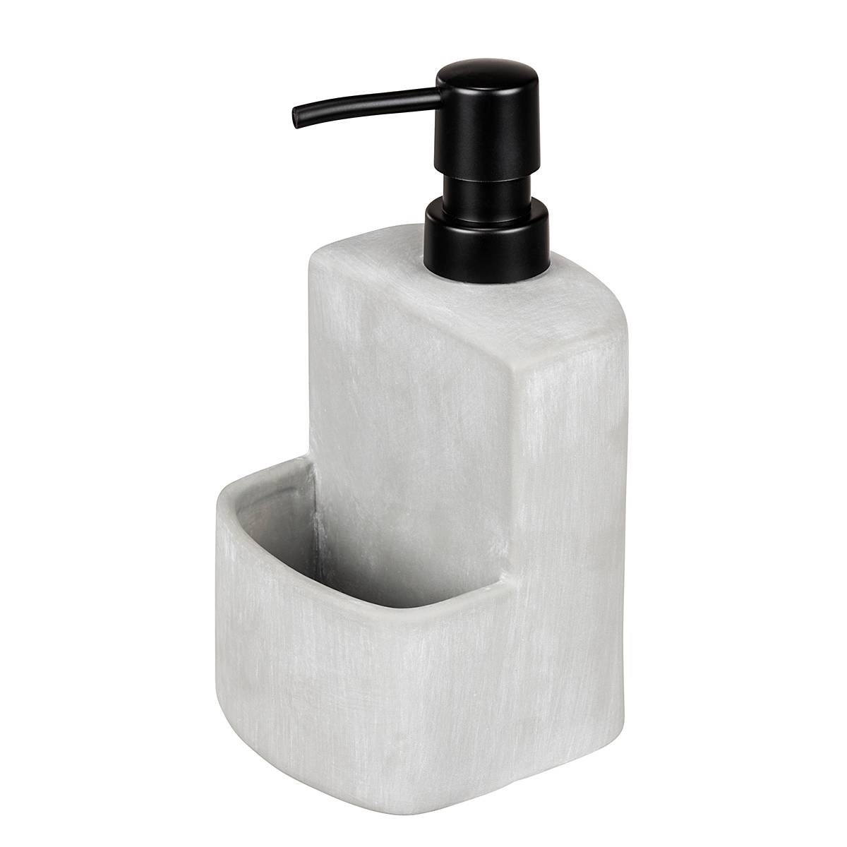 Festival Dish Soap Stand Concrete Plastic Grey